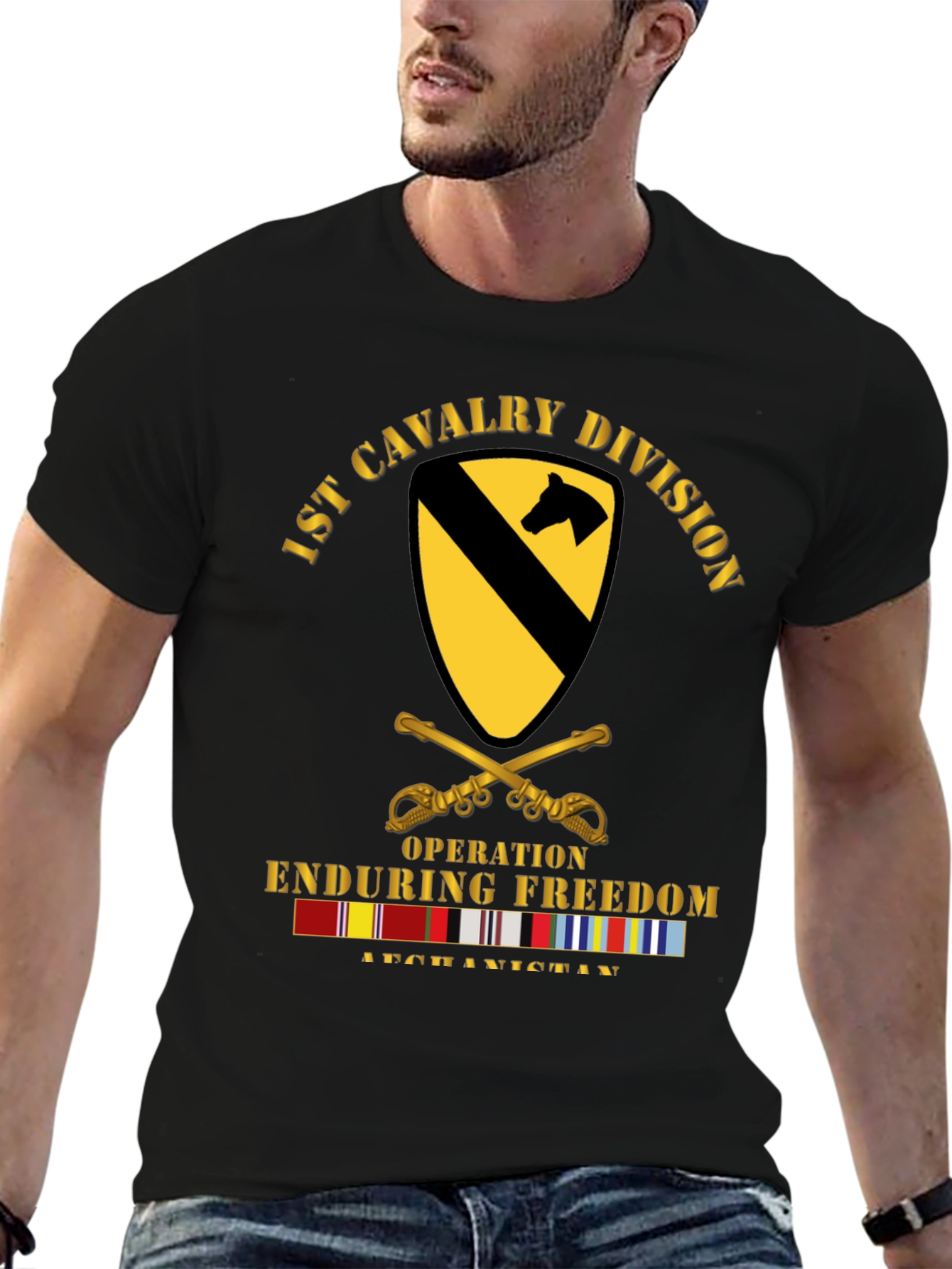1st Cavalry Division Operation Enduring Freedom T-Shirt