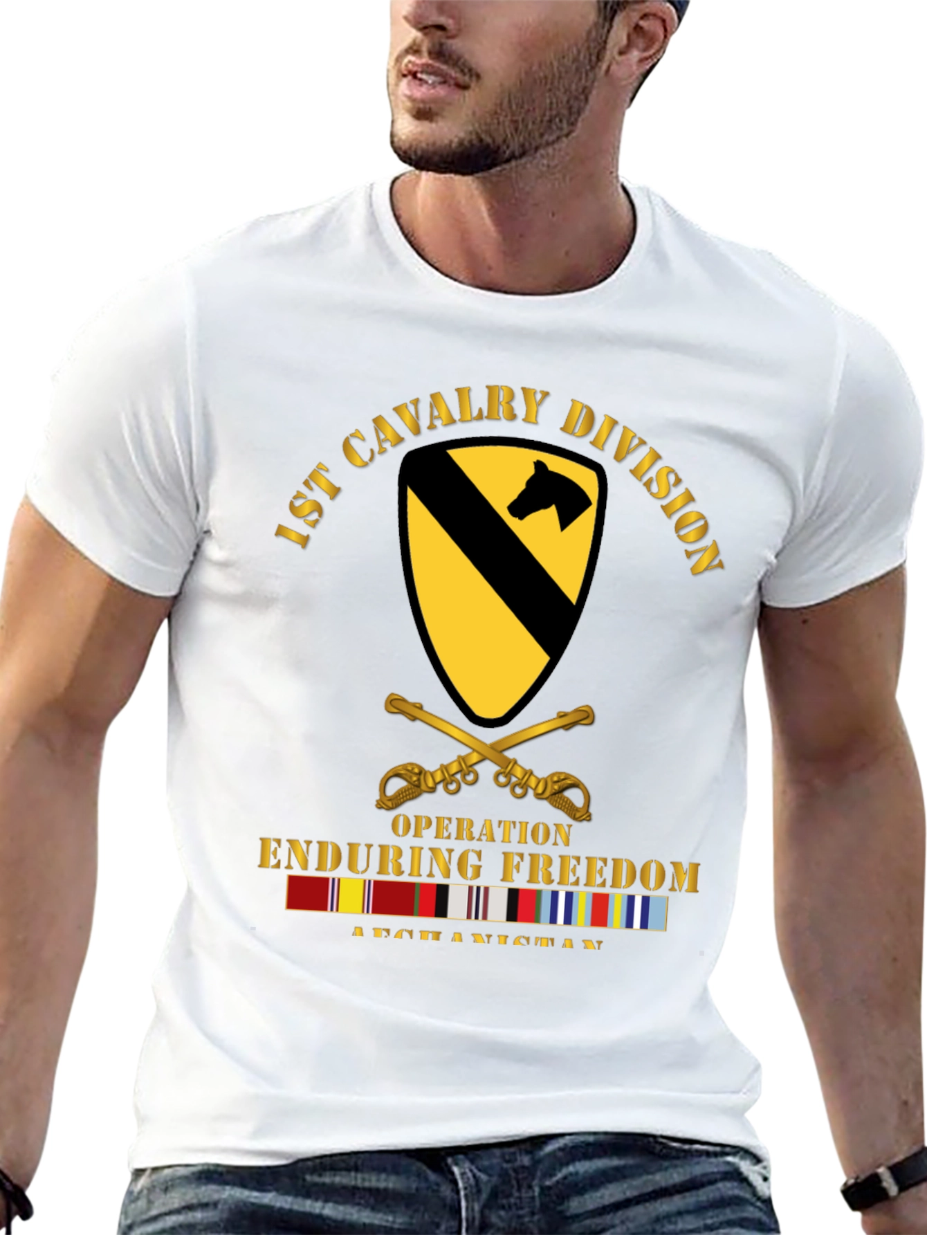1st Cavalry Division Operation Enduring Freedom T-Shirt