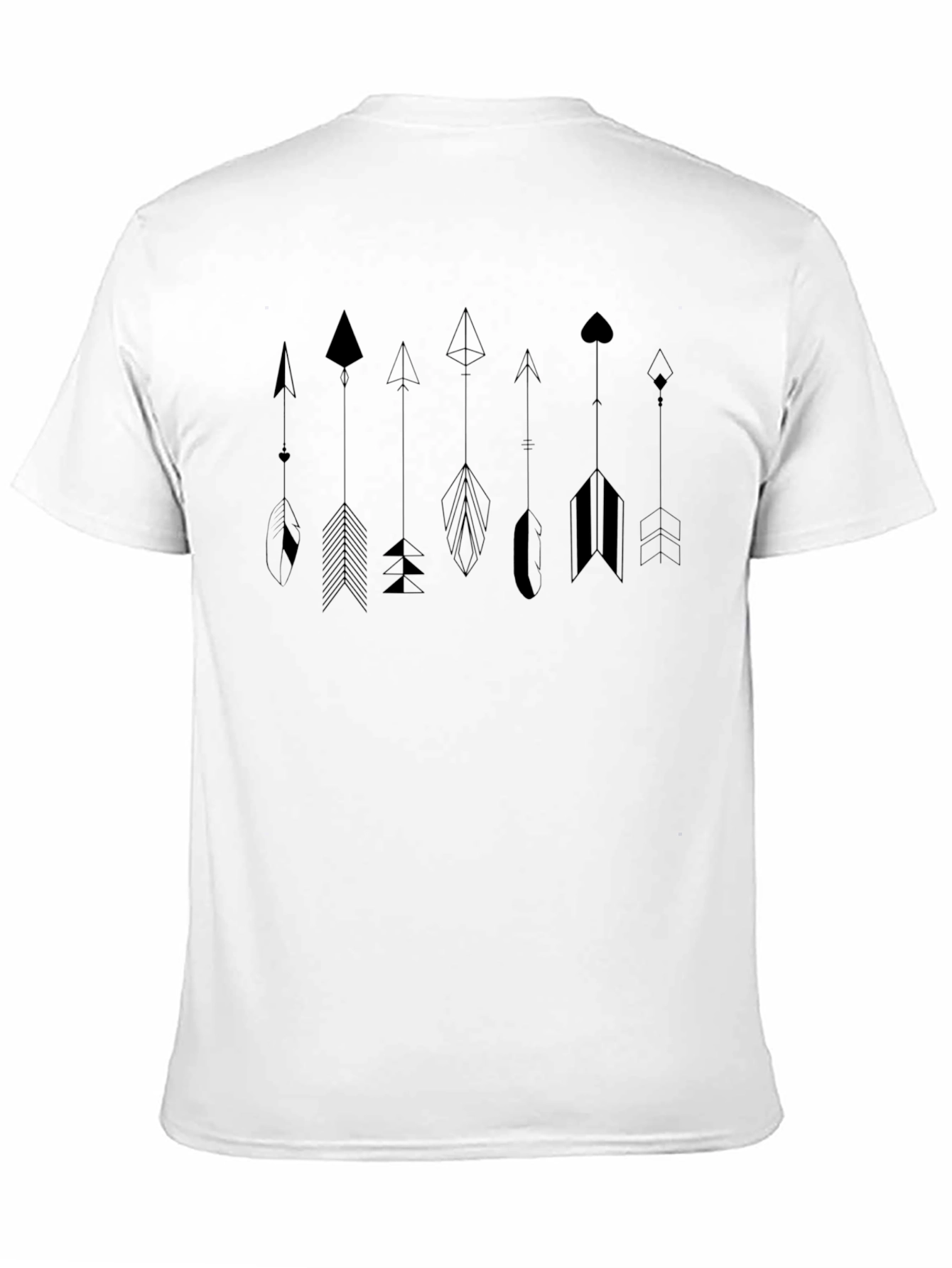 Arrow Graphic Tee - Modern Geometric Design