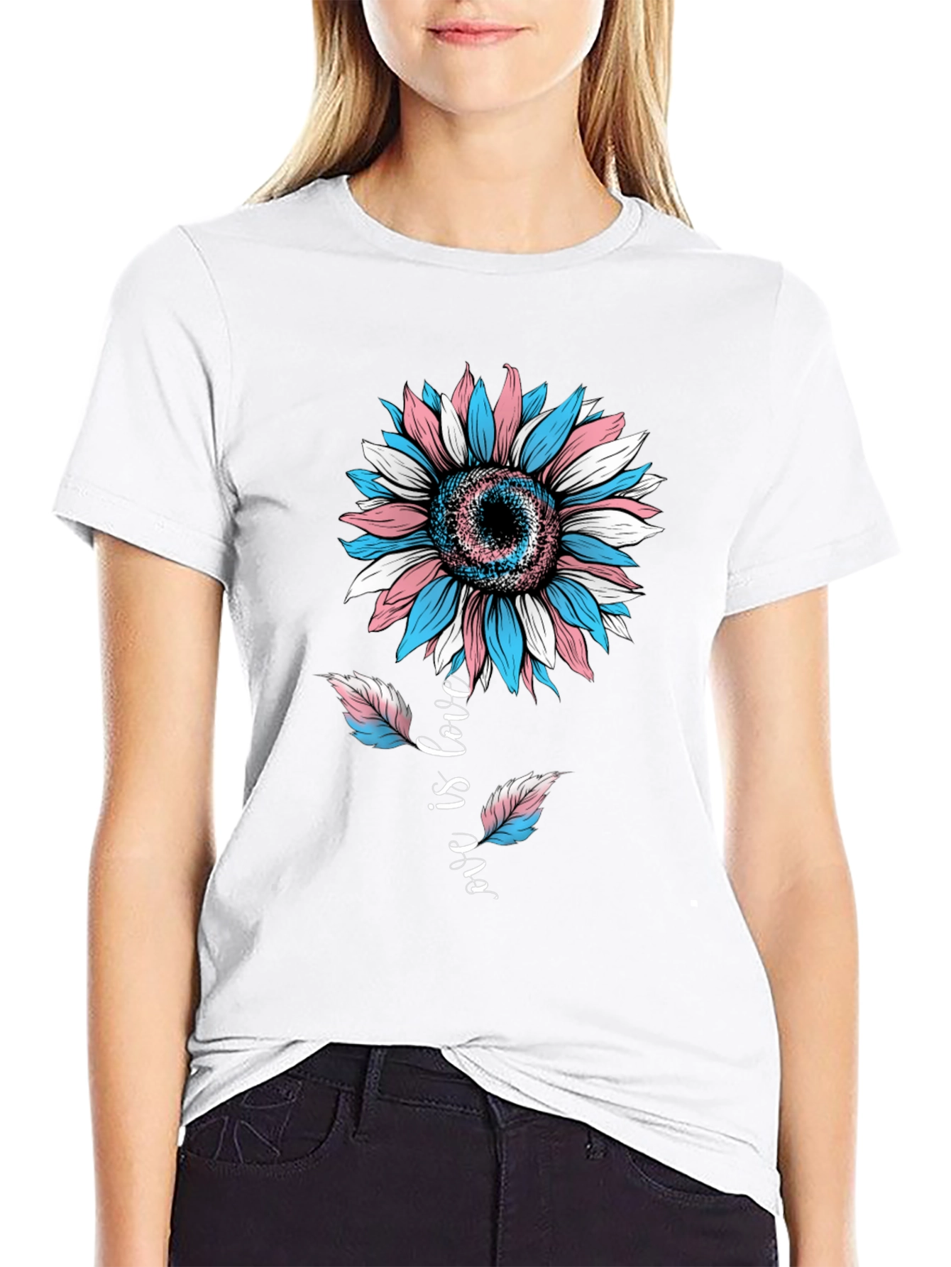 Transgender Pride Sunflower Tee