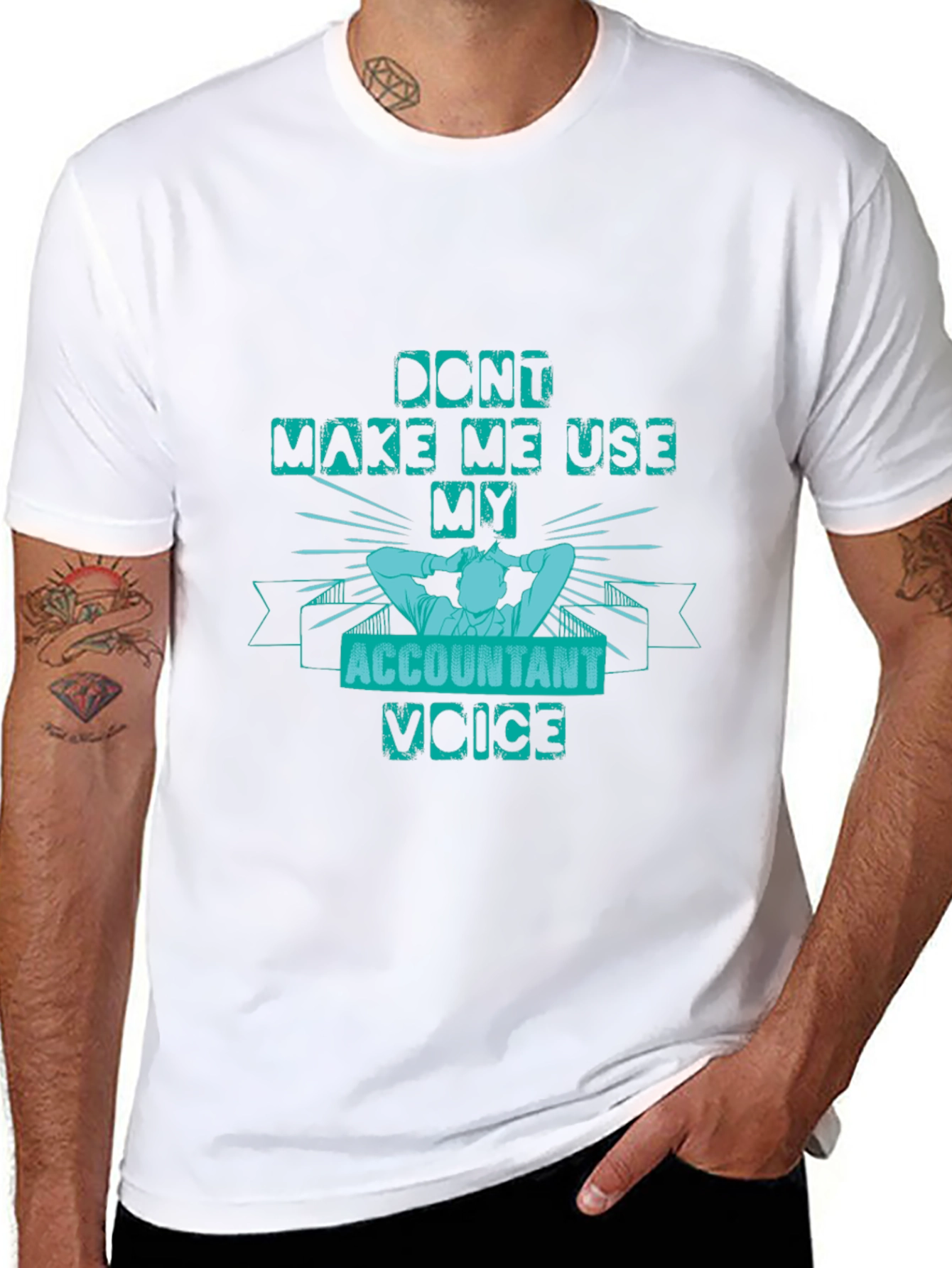 Accountant Voice Funny Graphic Tee