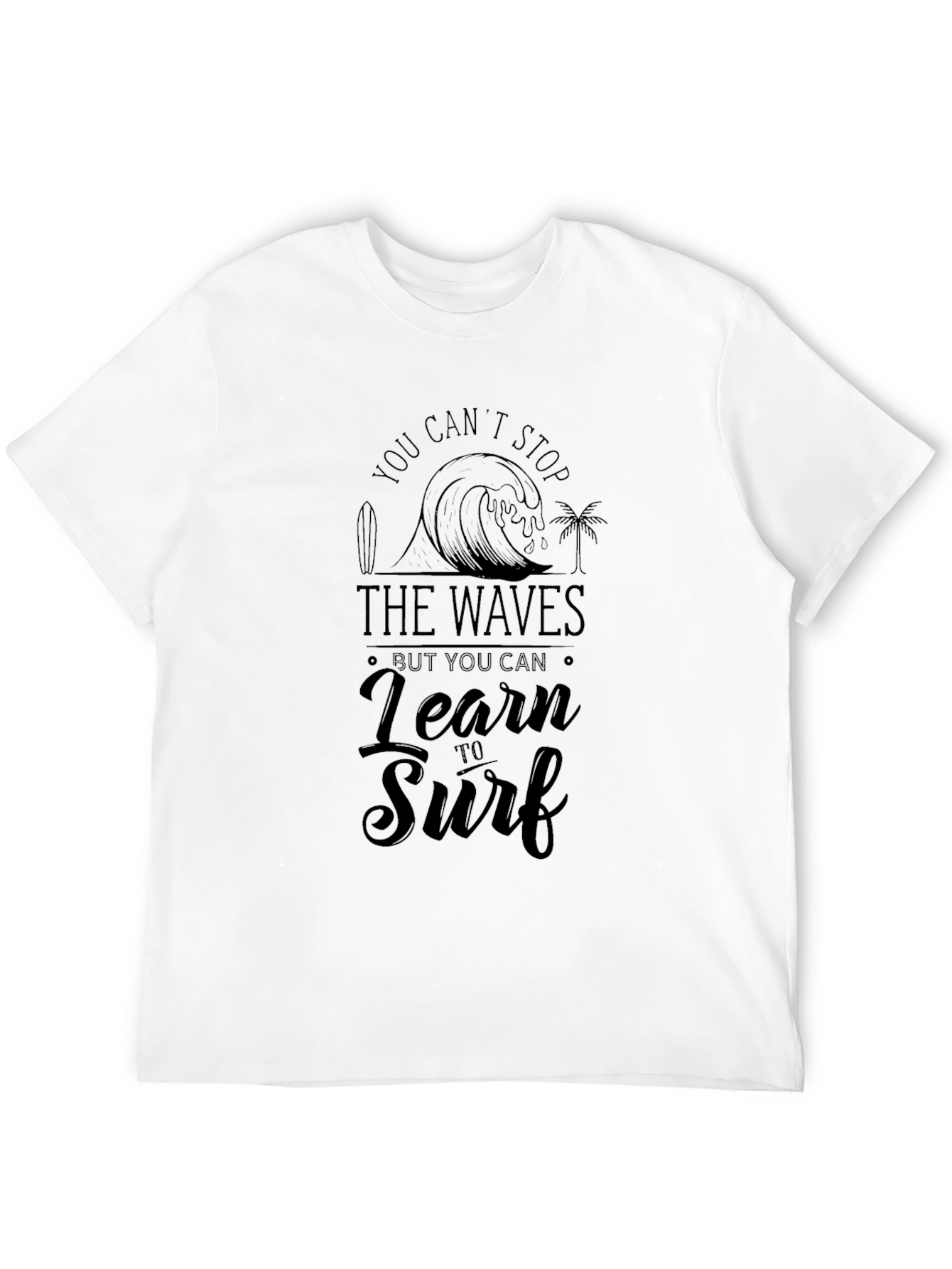 Surf Life Graphic Tee - Black T-Shirt