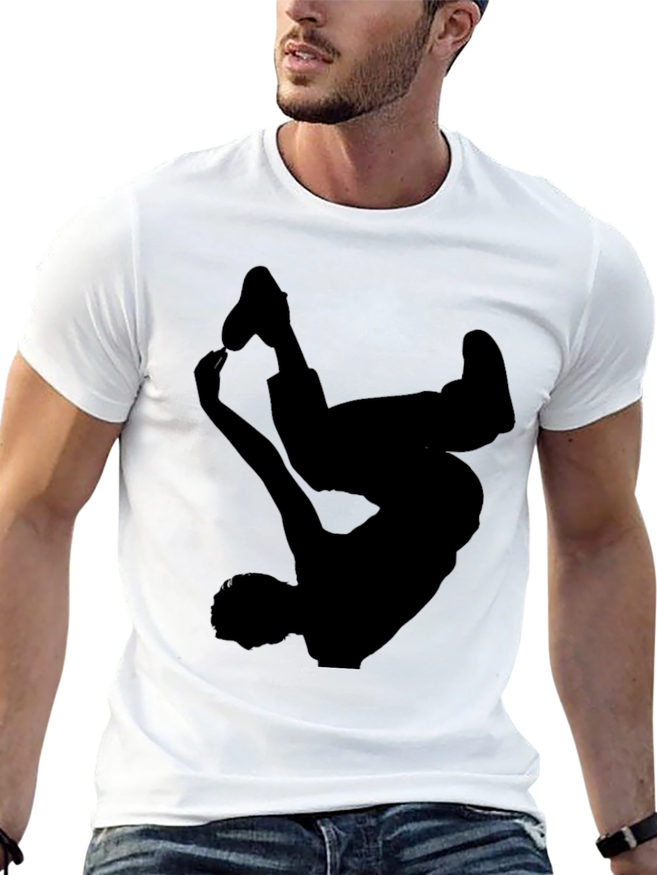 Black Breakdancer Graphic Tee
