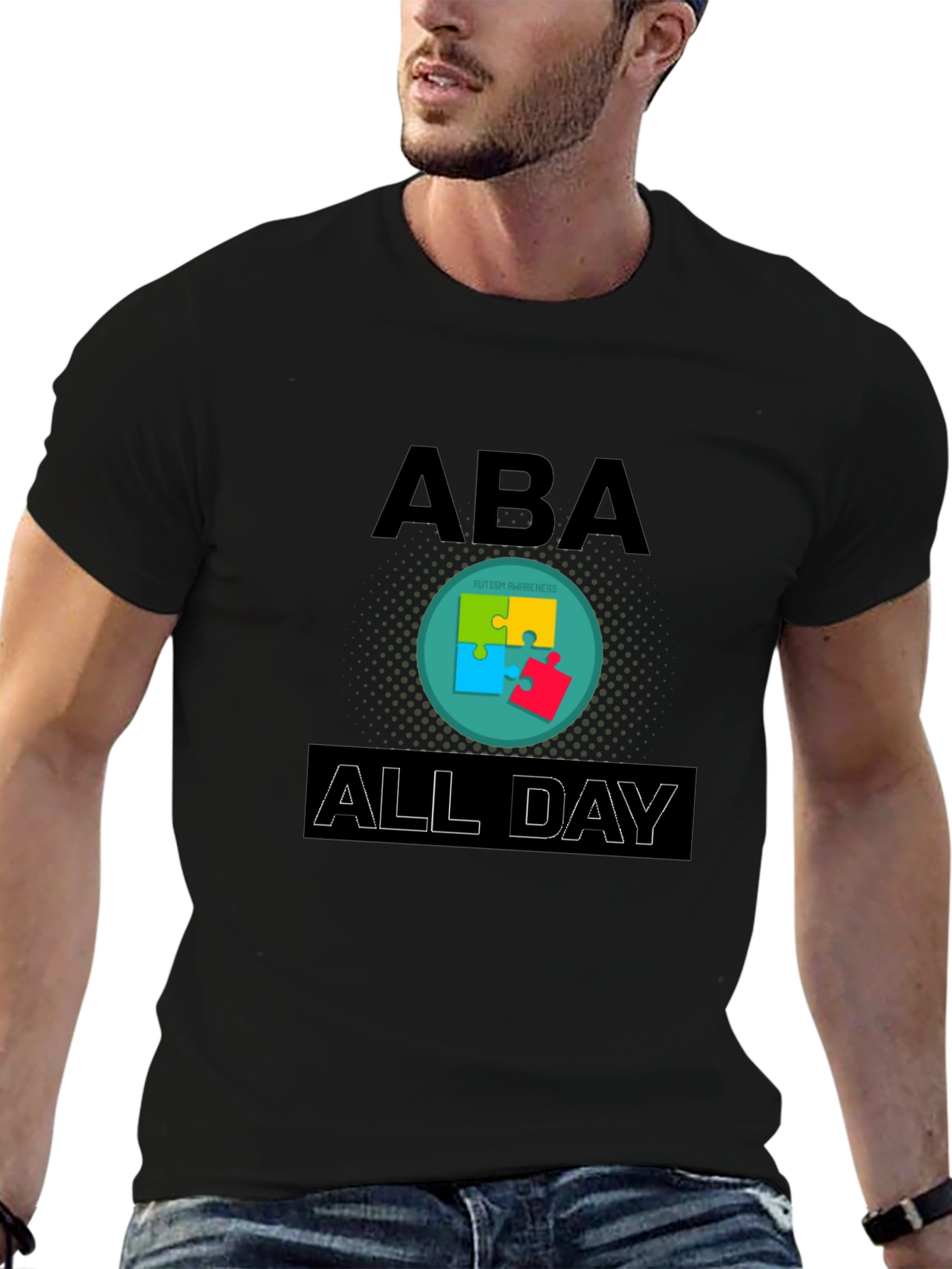 ABA All Day Autism Awareness T-Shirt