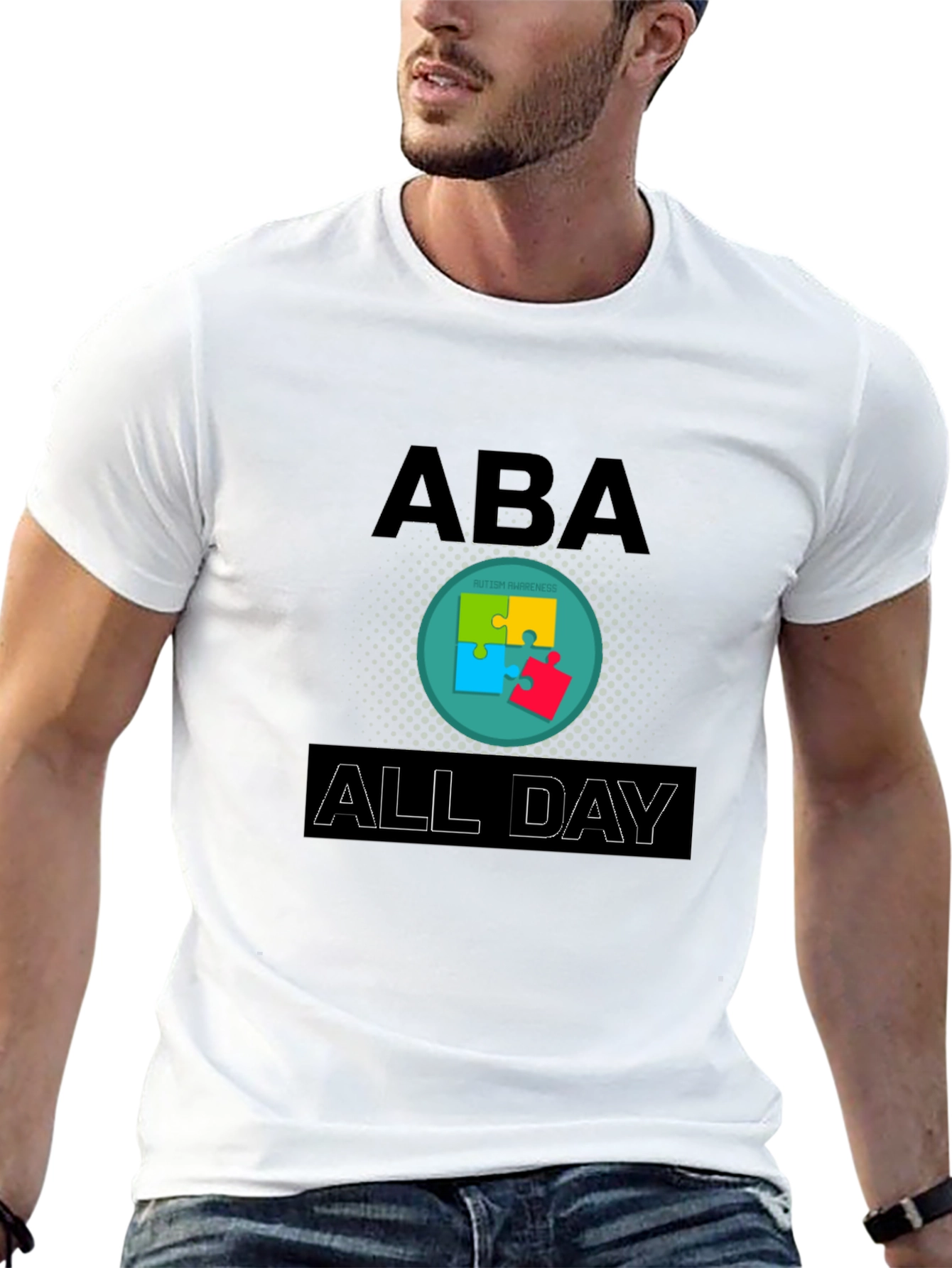 ABA All Day Autism Awareness T-Shirt