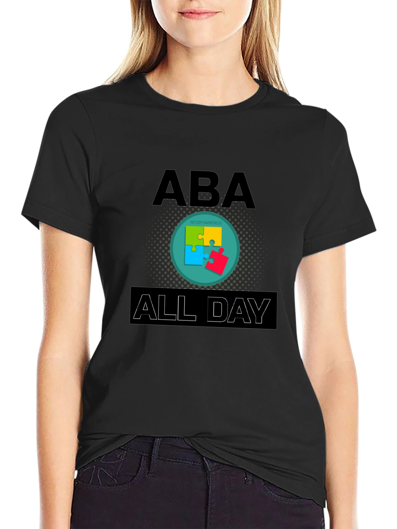 ABA All Day Autism Awareness T-Shirt