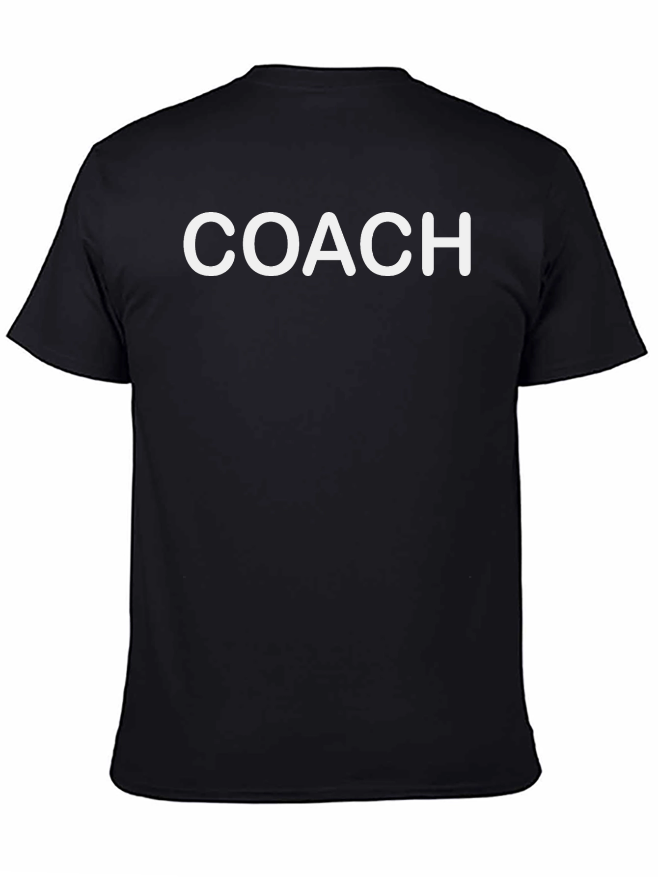 Mens Black Coach Graphic T-Shirt