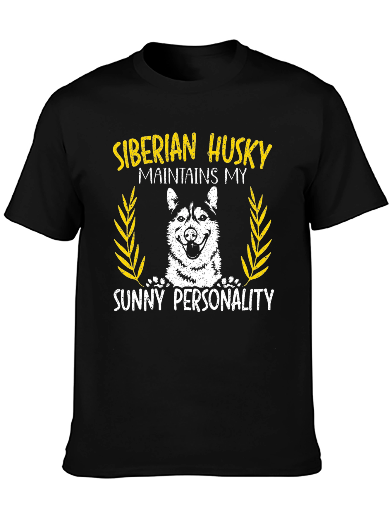 Siberian Husky Sunny Personality T-Shirt