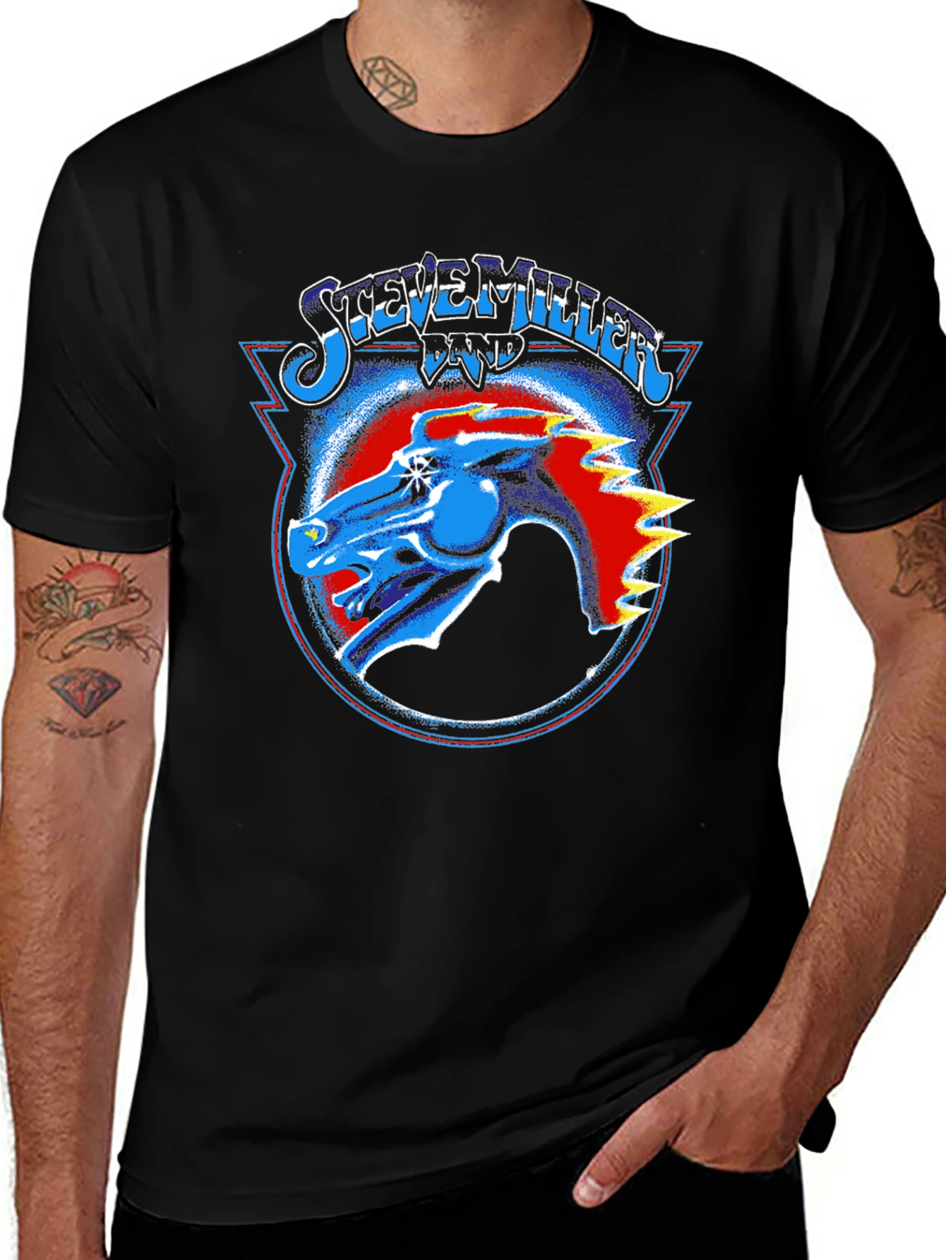 Steve Miller Band T-Shirt Classic Rock Album Art