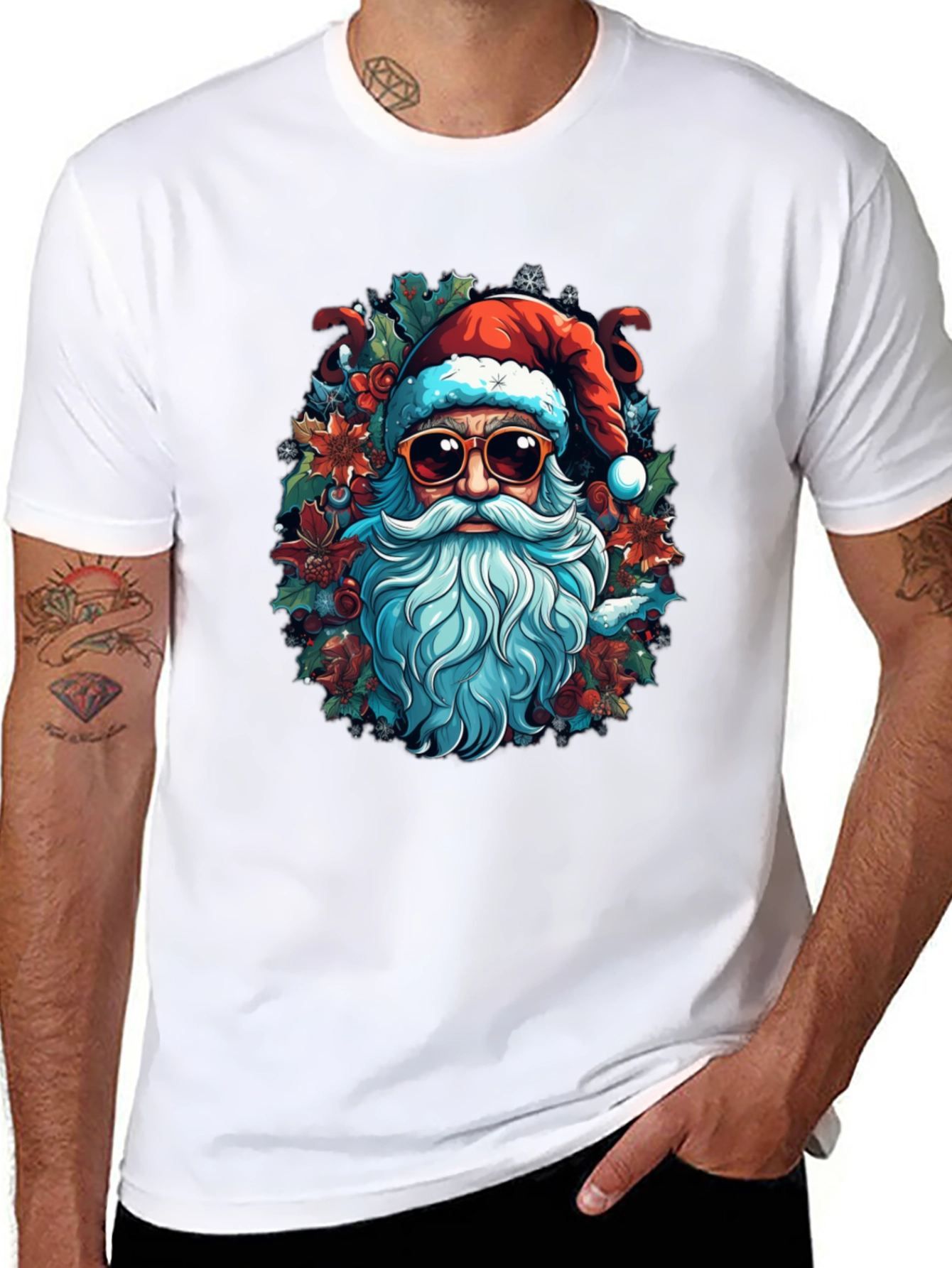 Cool Santa T-Shirt - Holiday Style