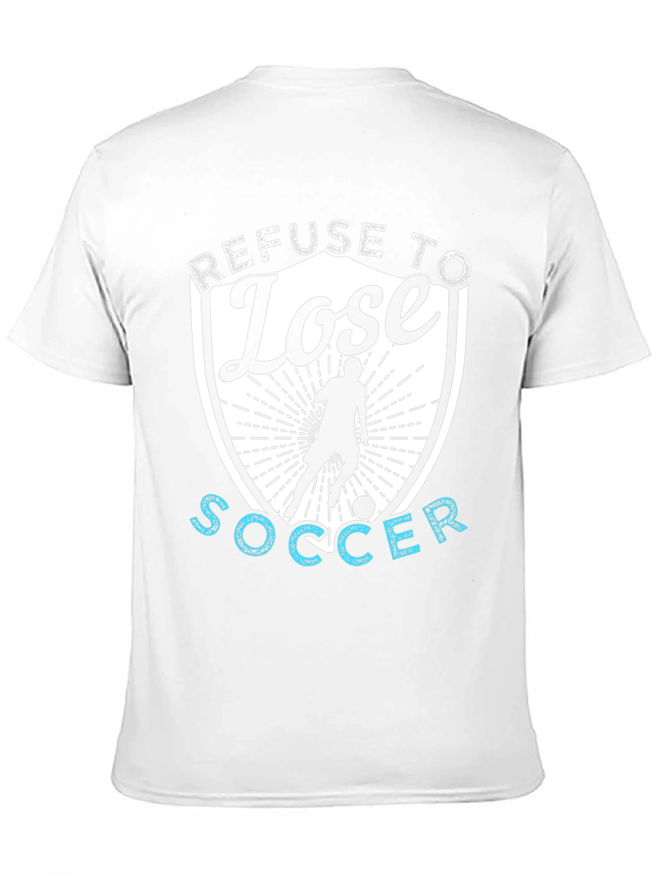 Refuse To Lose Soccer Graphic T-Shirt