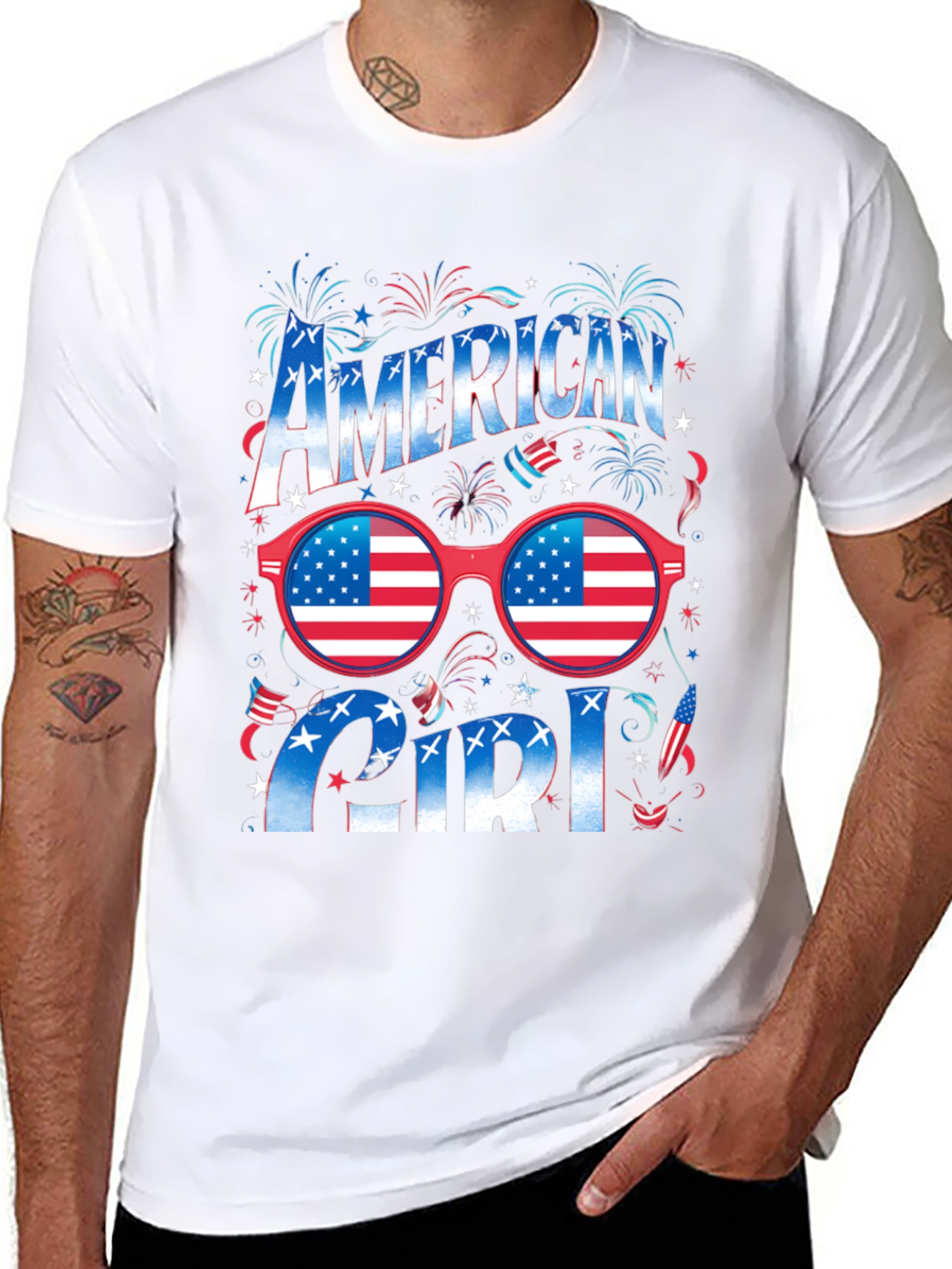 American Girl Patriotic T-Shirt