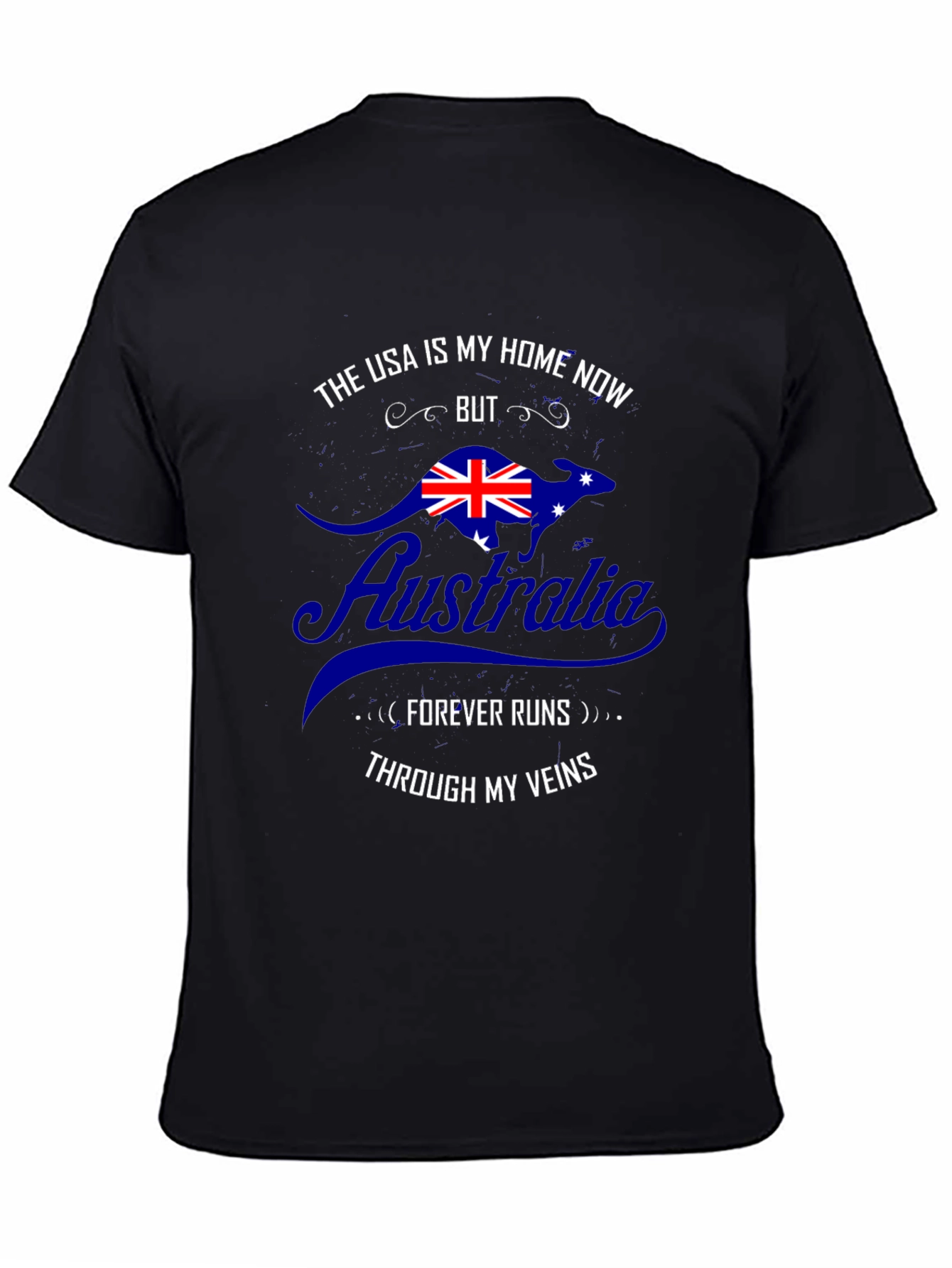 Australia Pride T-Shirt: USA Home Aussie Roots