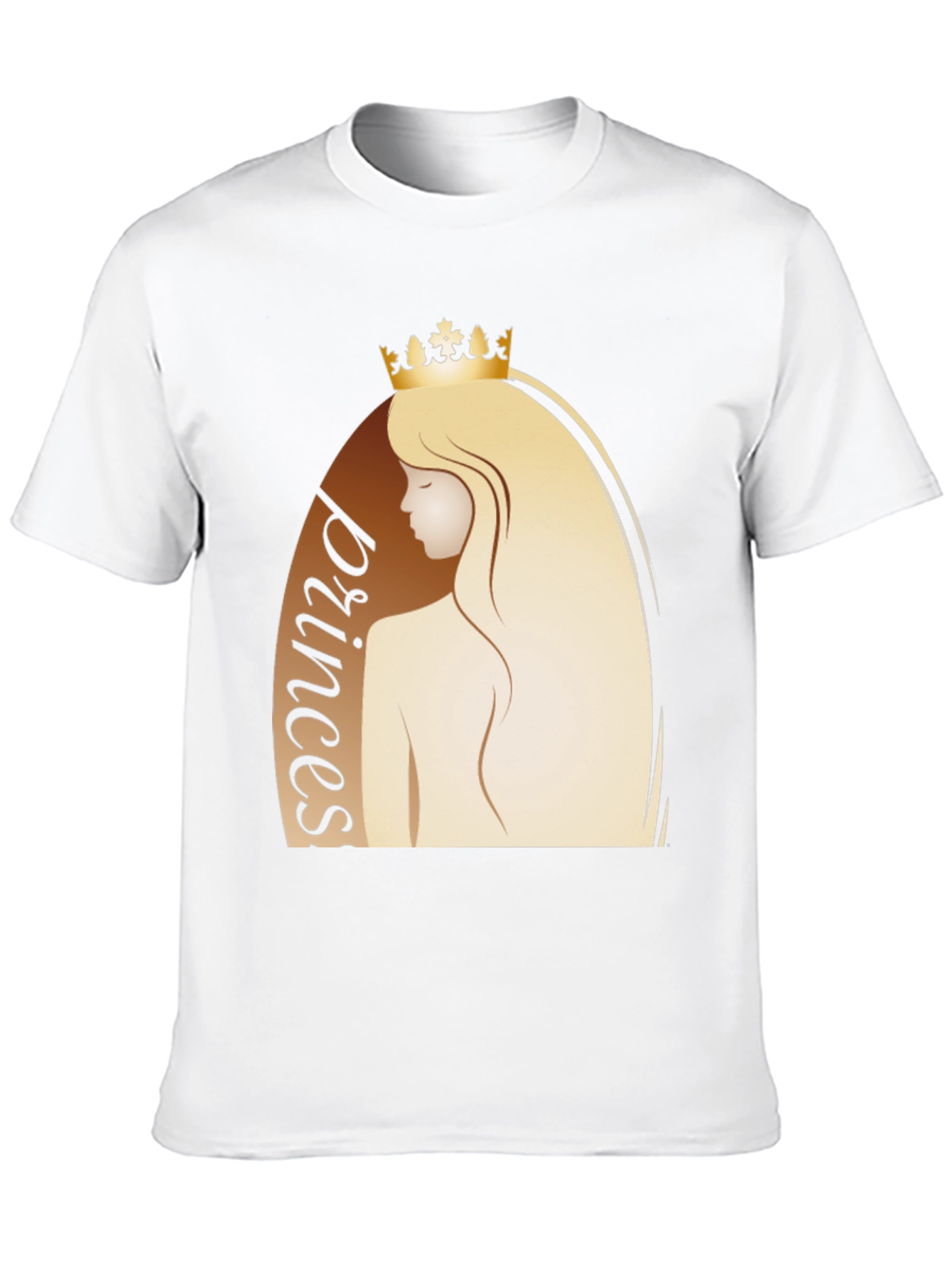 Princess Graphic Tee - Black Cotton T-Shirt