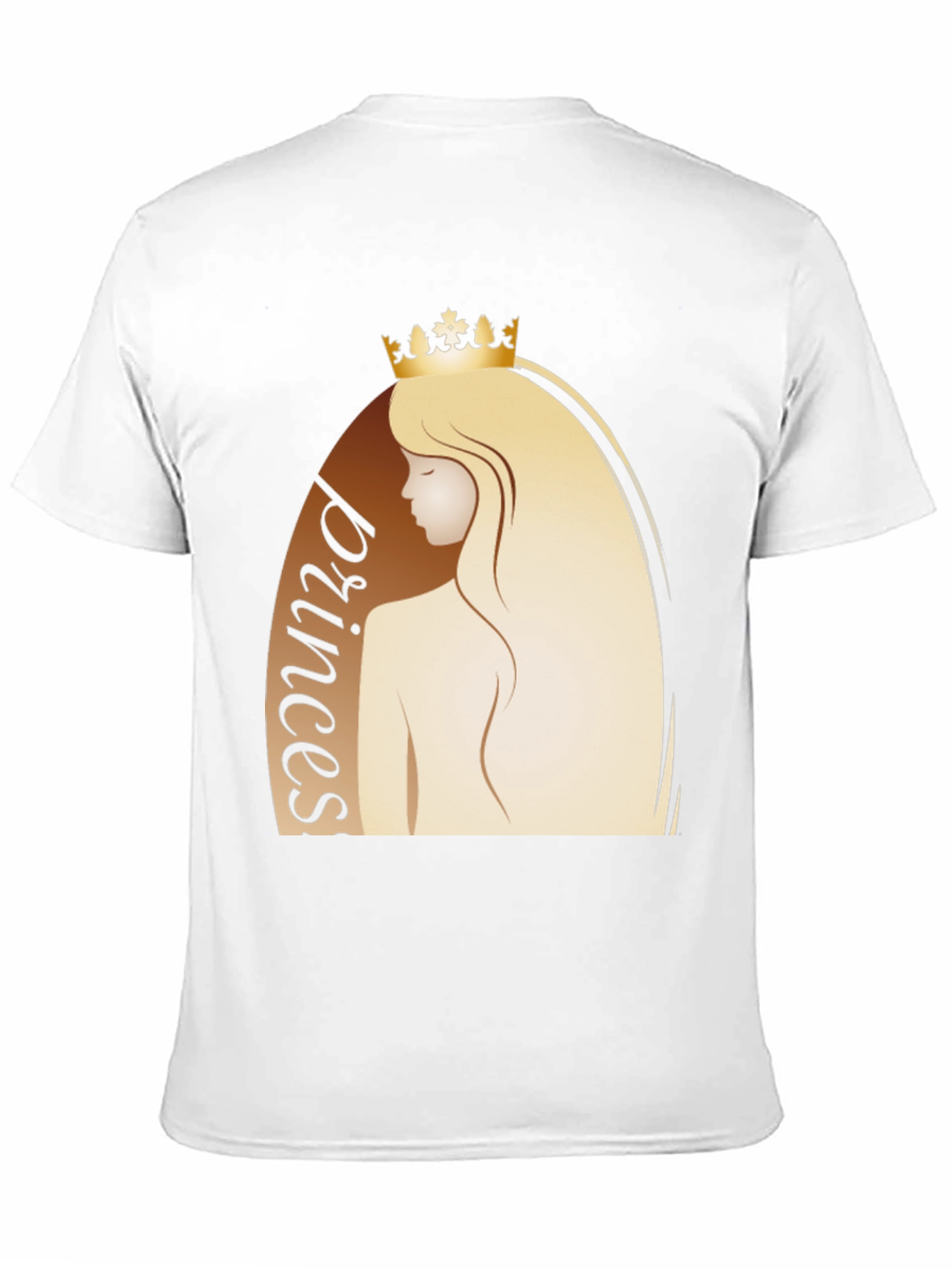 Princess Graphic Tee - Black Cotton T-Shirt