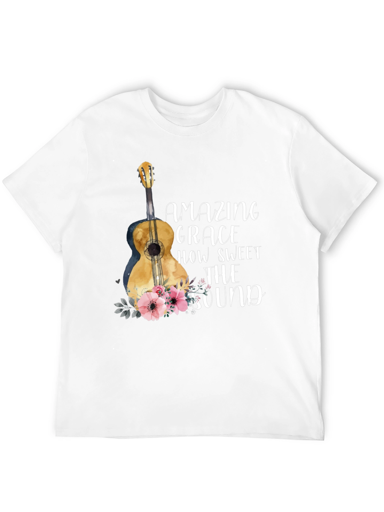 Amazing Grace Guitar Graphic Tee - Unisex