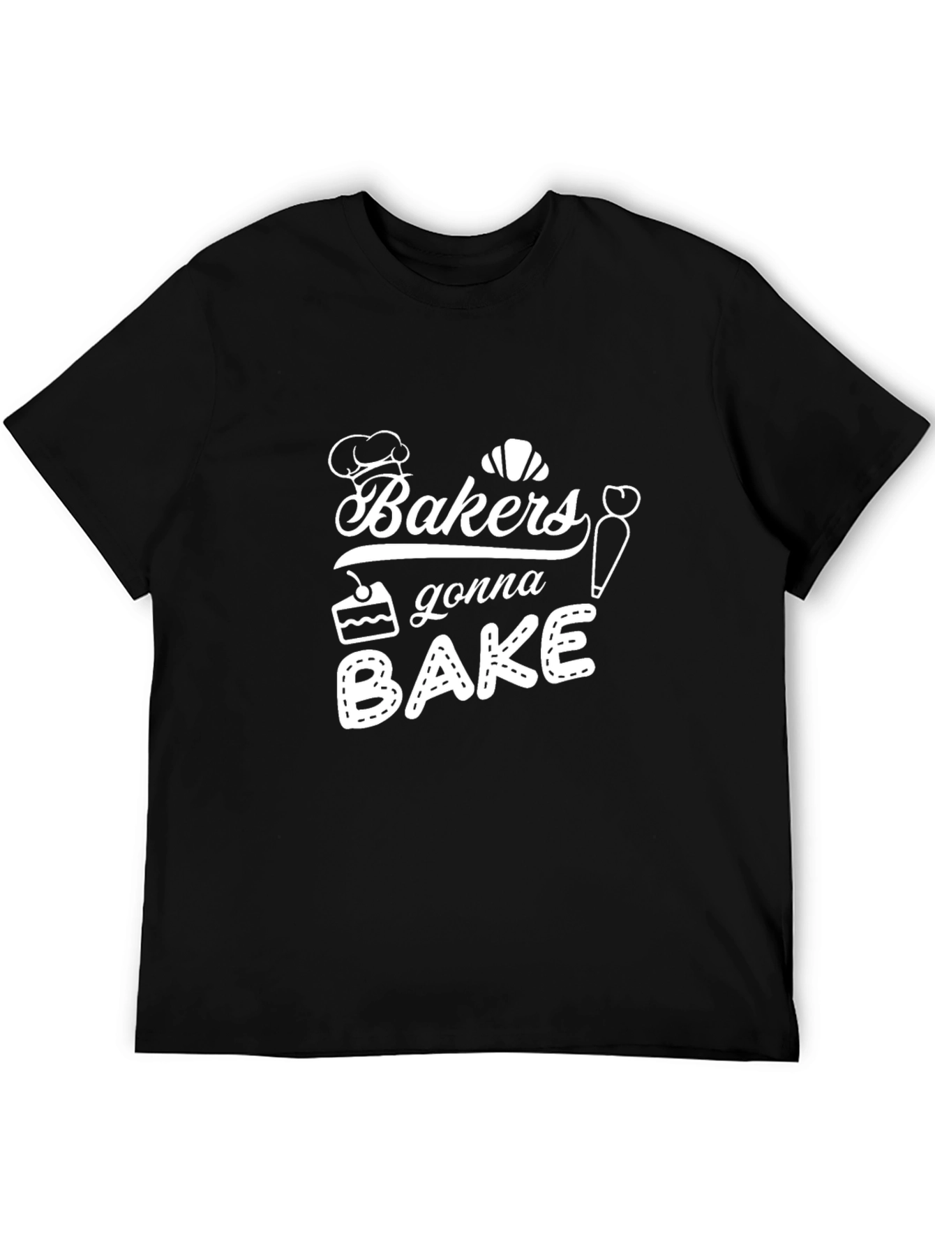 Bakers Gonna Bake Graphic Tee - Black
