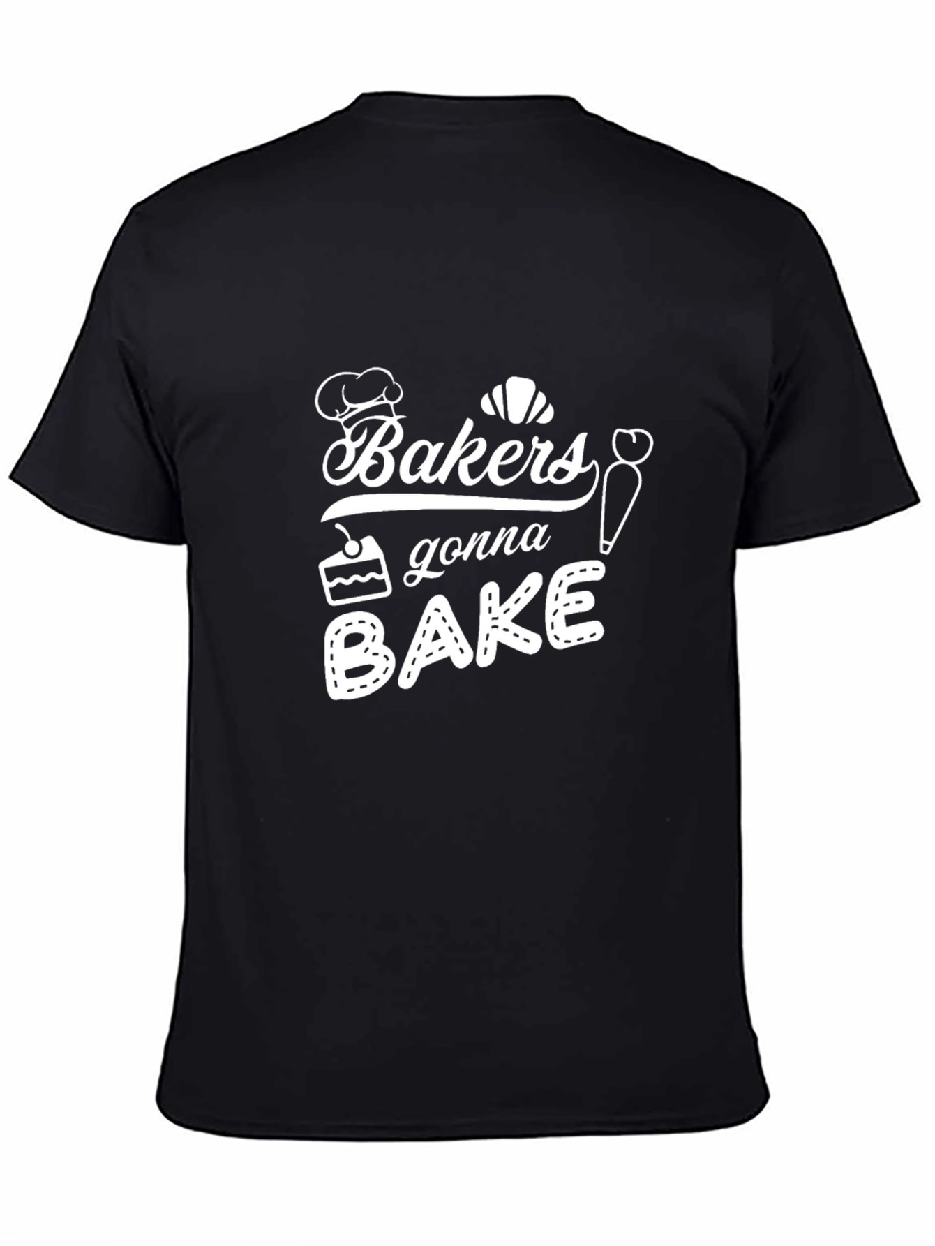 Bakers Gonna Bake Graphic Tee - Black