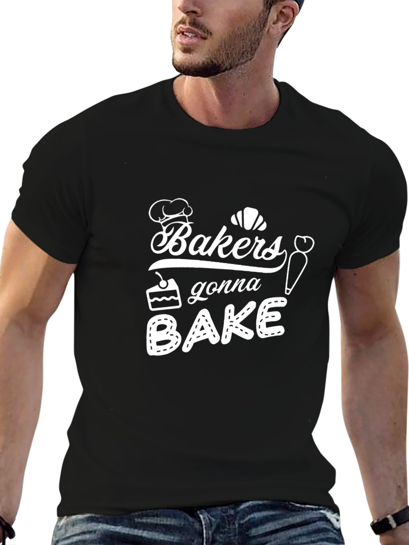 Bakers Gonna Bake Graphic Tee - Black
