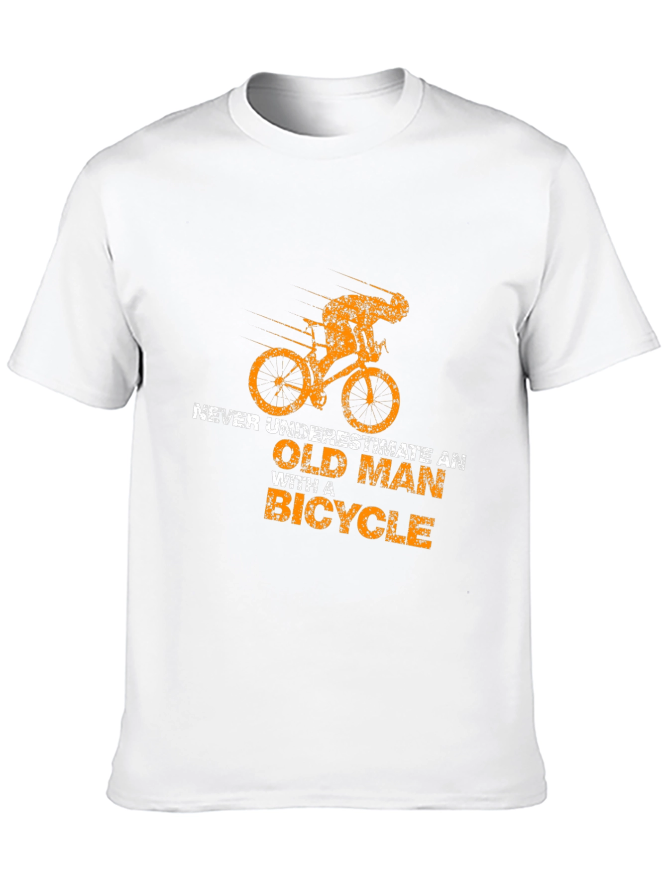 Old Man Bicycle T-Shirt - Funny Cycling Tee