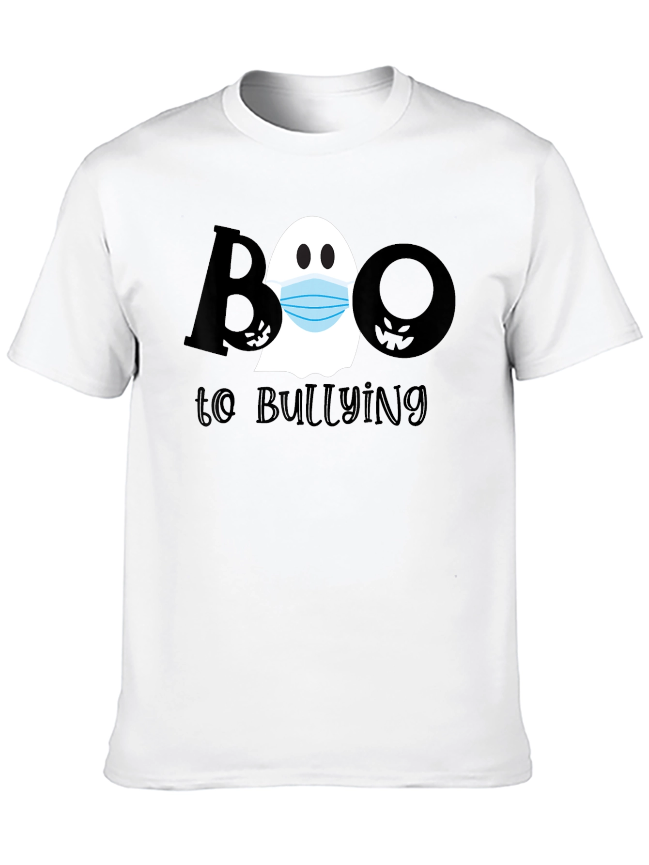 Boo to Bullying Ghost Graphic Tee - Anti-Bullying Shirt