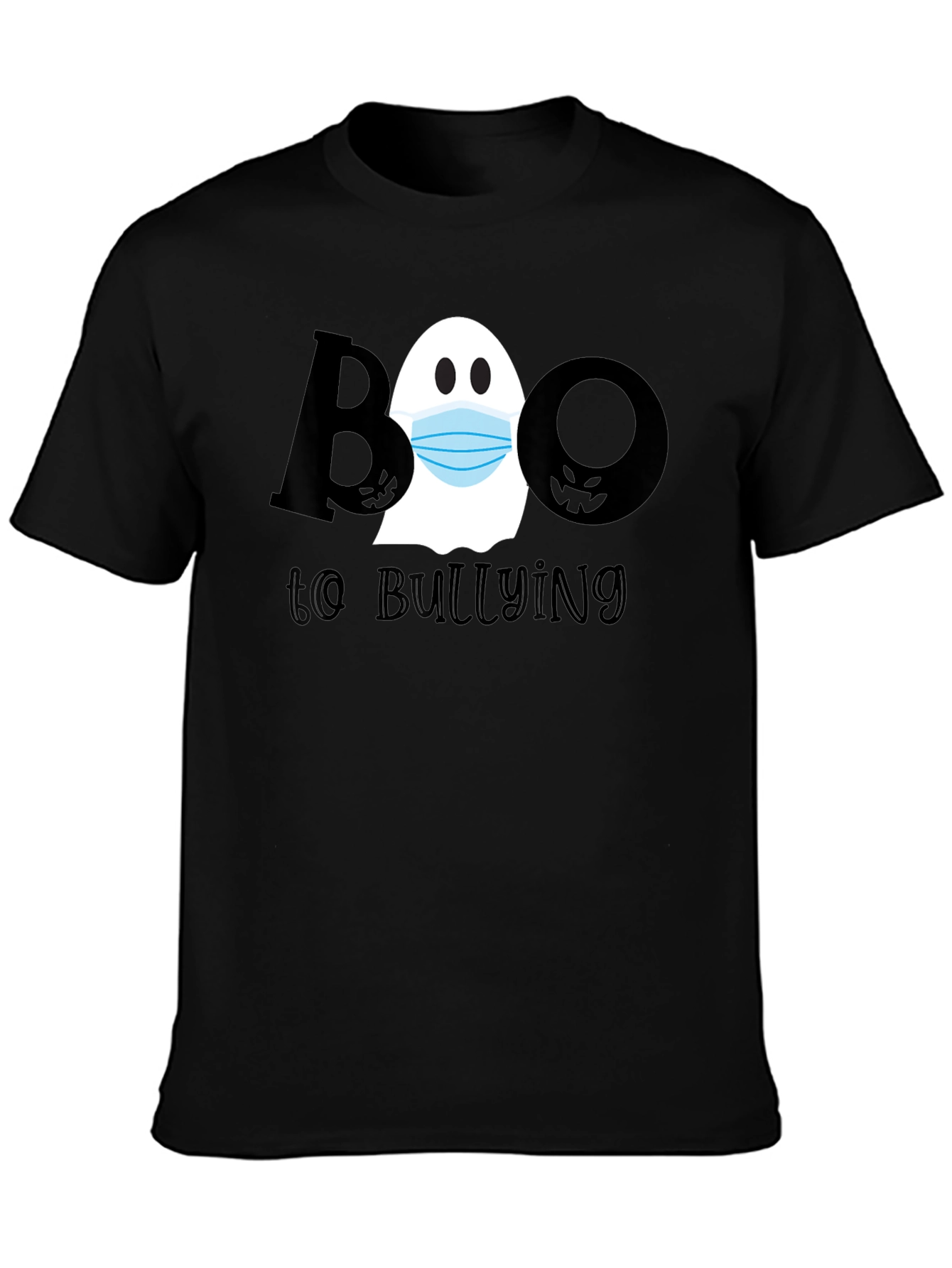 Boo to Bullying Ghost Graphic Tee - Anti-Bullying Shirt