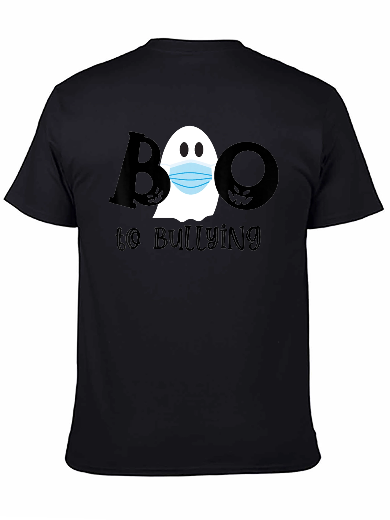 Boo to Bullying Ghost Graphic Tee - Anti-Bullying Shirt
