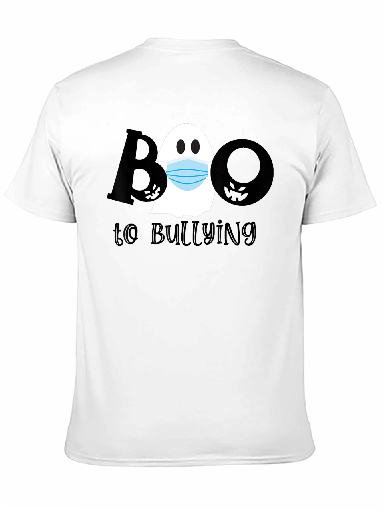 Boo to Bullying Ghost Graphic Tee - Anti-Bullying Shirt