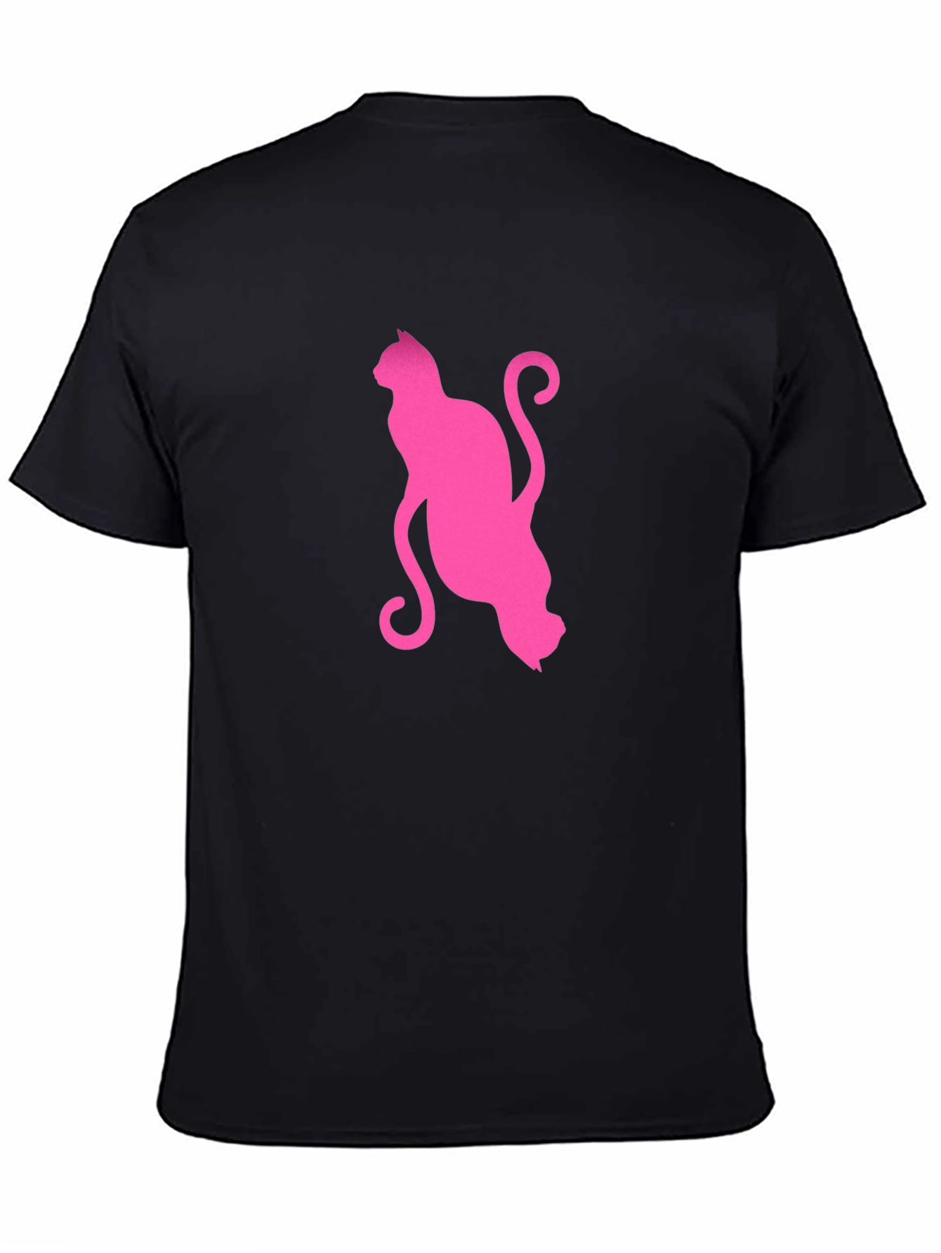 Pink Cat Graphic T-Shirt