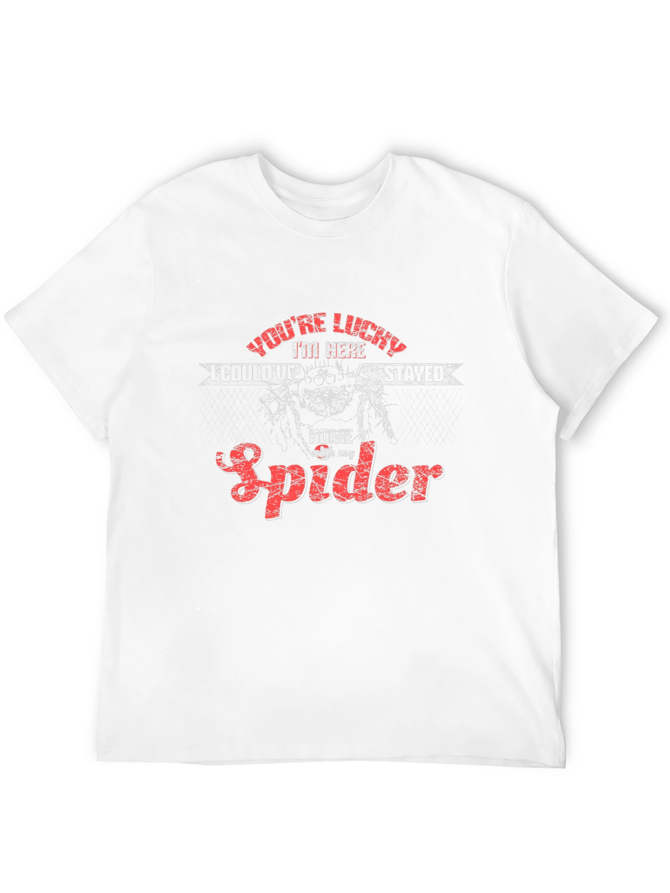 Lucky Spider Graphic T-Shirt - Soft Cotton Tee