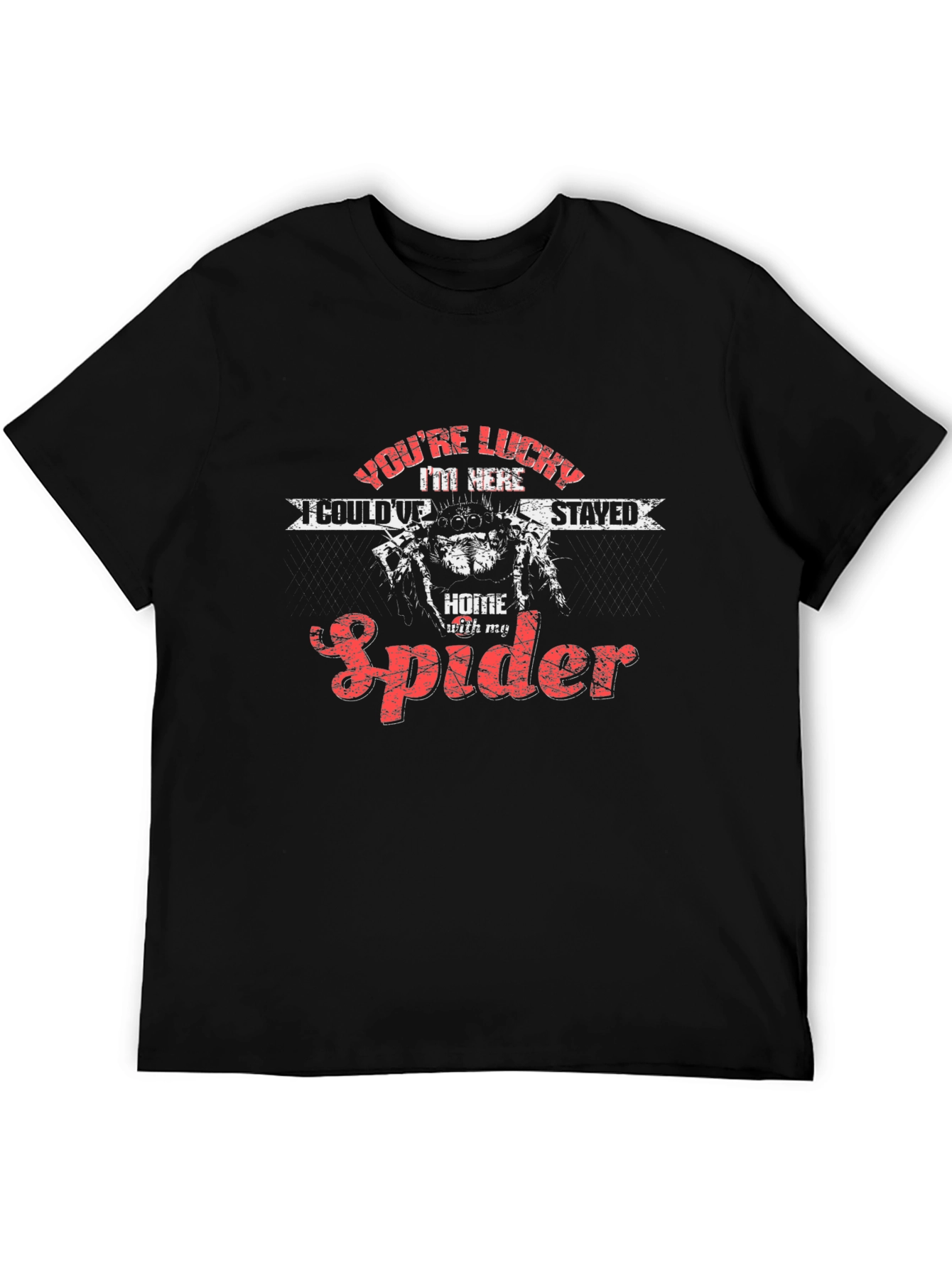 Lucky Spider Graphic T-Shirt - Soft Cotton Tee