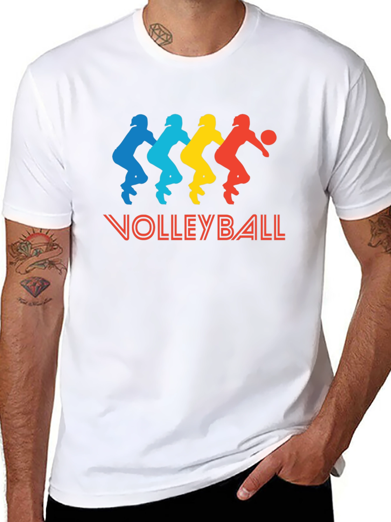 Volleyball Graphic Print T-Shirt