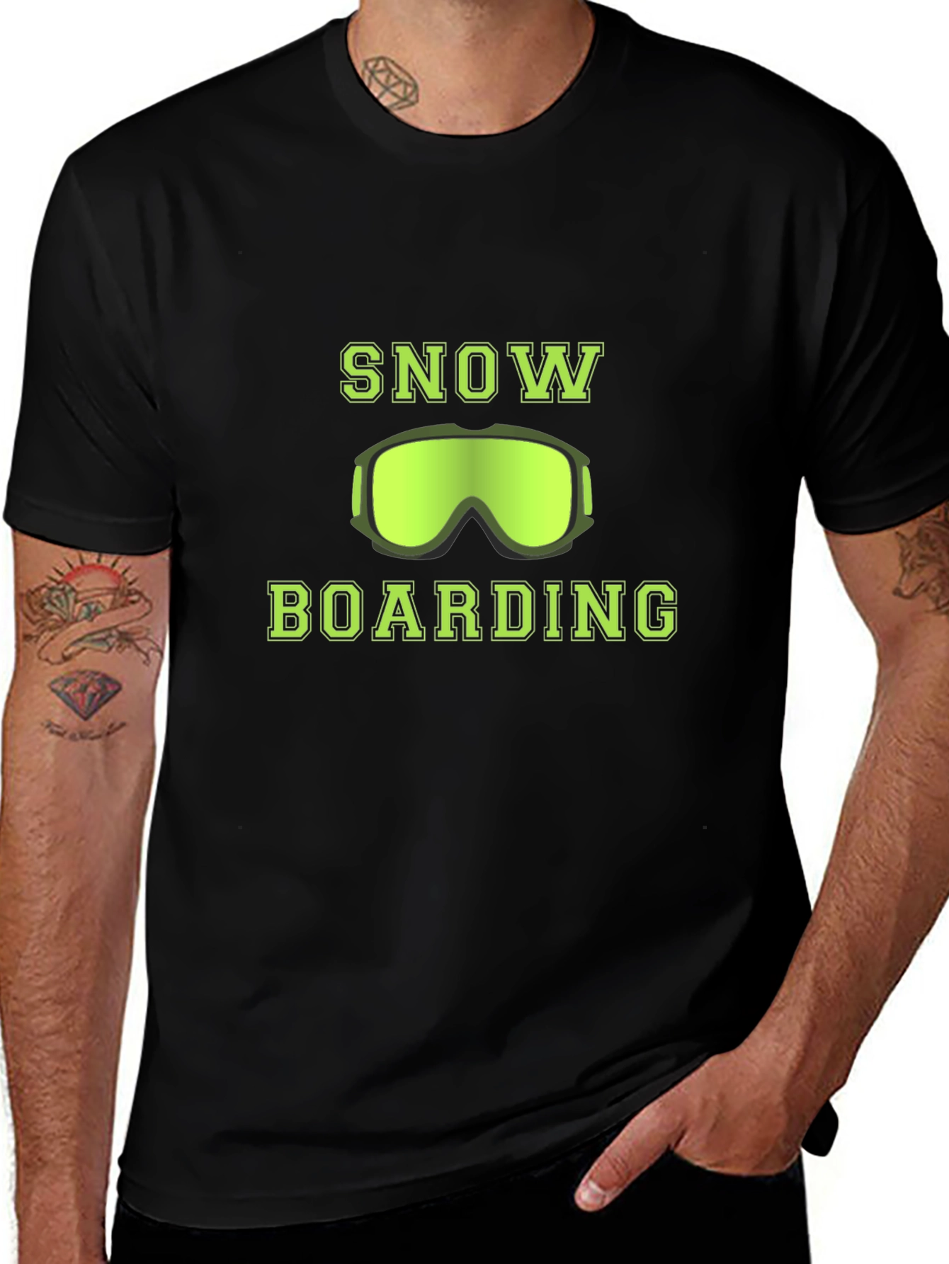 Snowboarding Goggles Graphic Tee