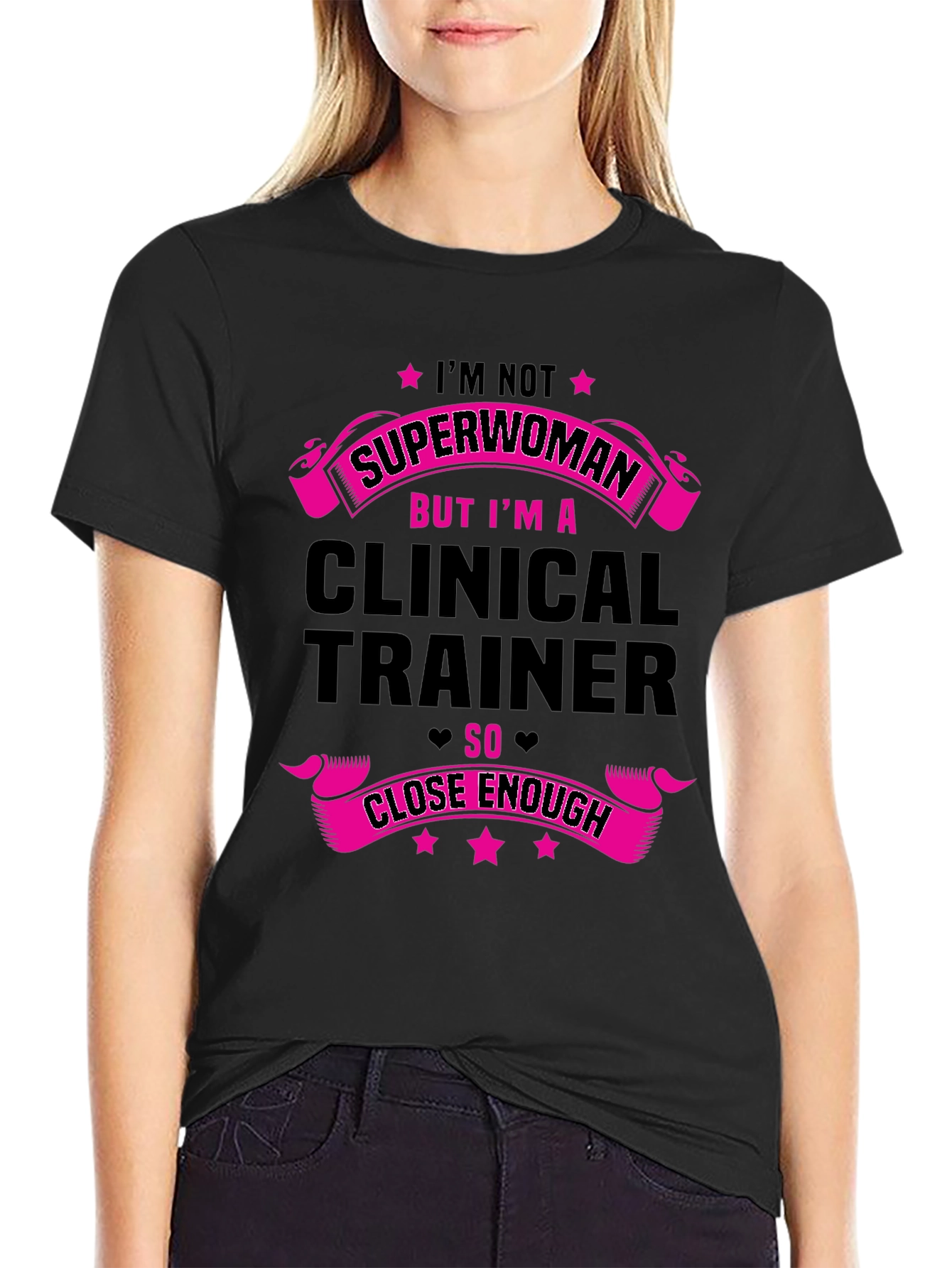 Clinical Trainer Superwoman T-Shirt - Funny Design