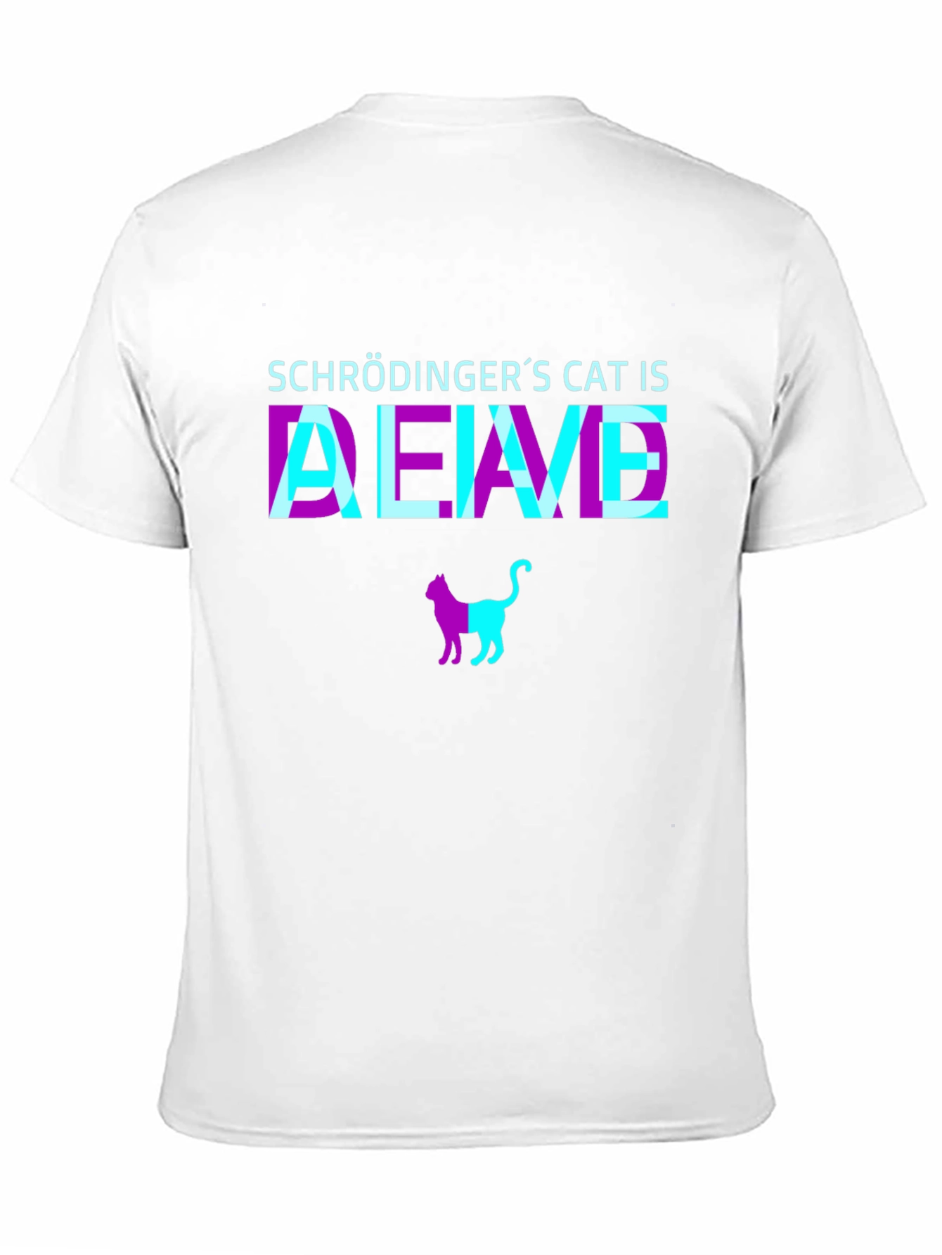 Schrödingers Cat T-Shirt - Alive & Dead