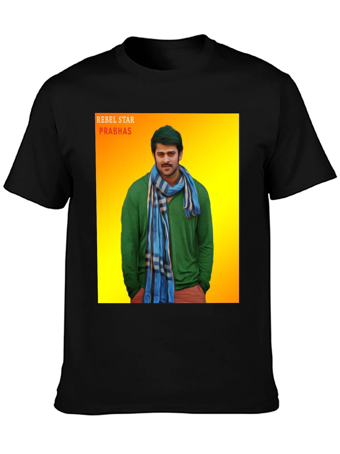 Rebel Star Prabhas Graphic T-Shirt