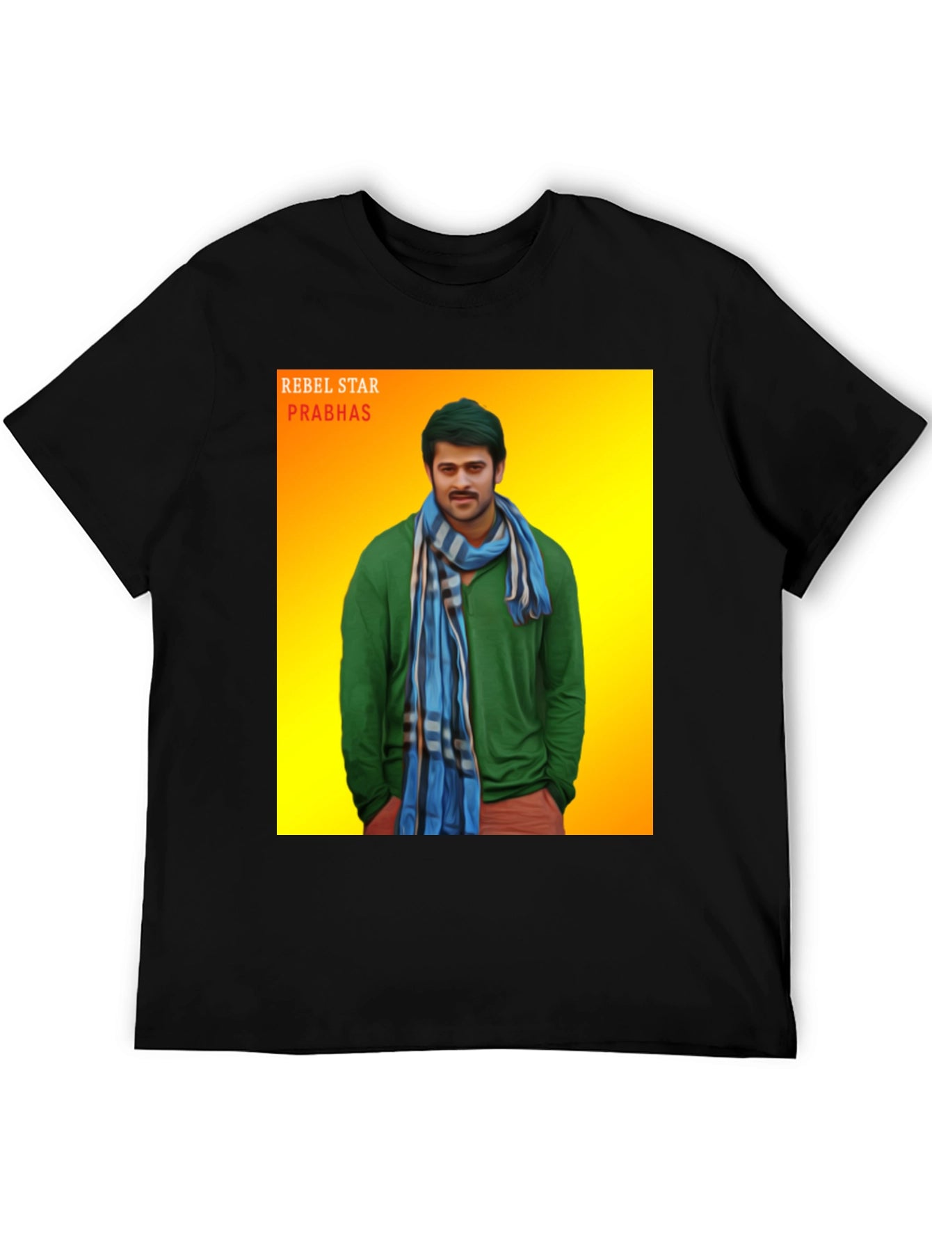 Rebel Star Prabhas Graphic T-Shirt