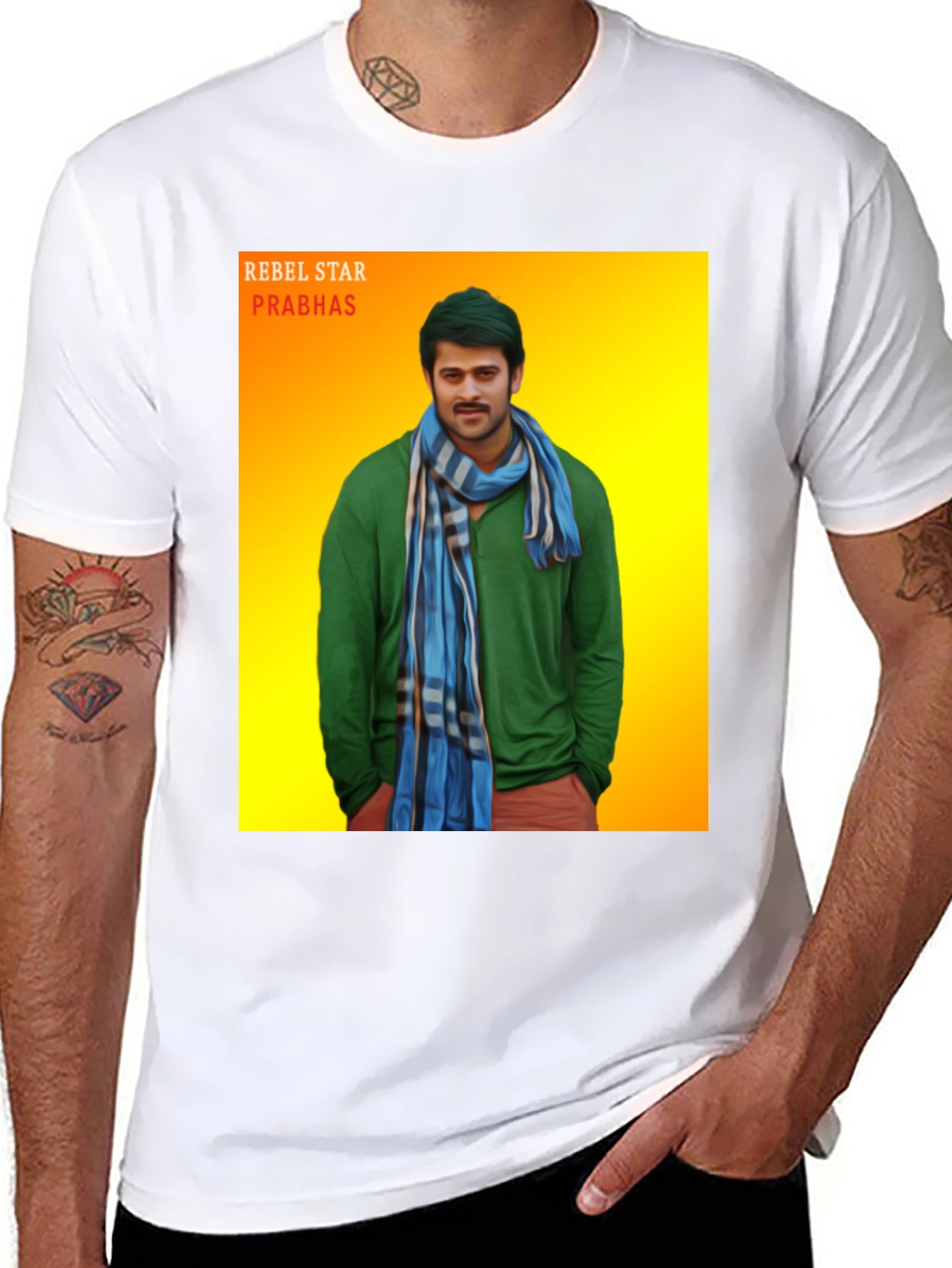 Rebel Star Prabhas Graphic T-Shirt