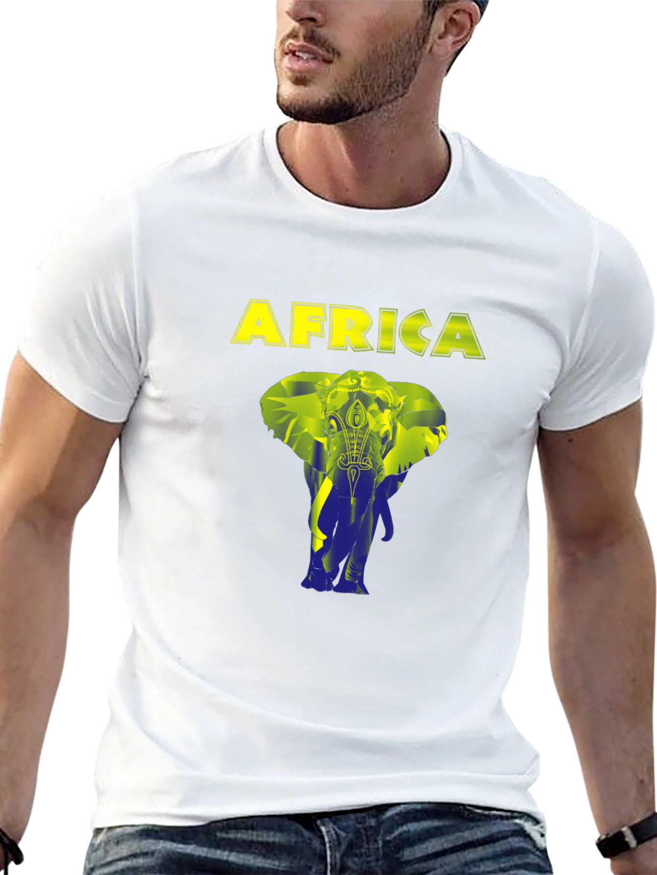 Africa Elephant Graphic T-Shirt