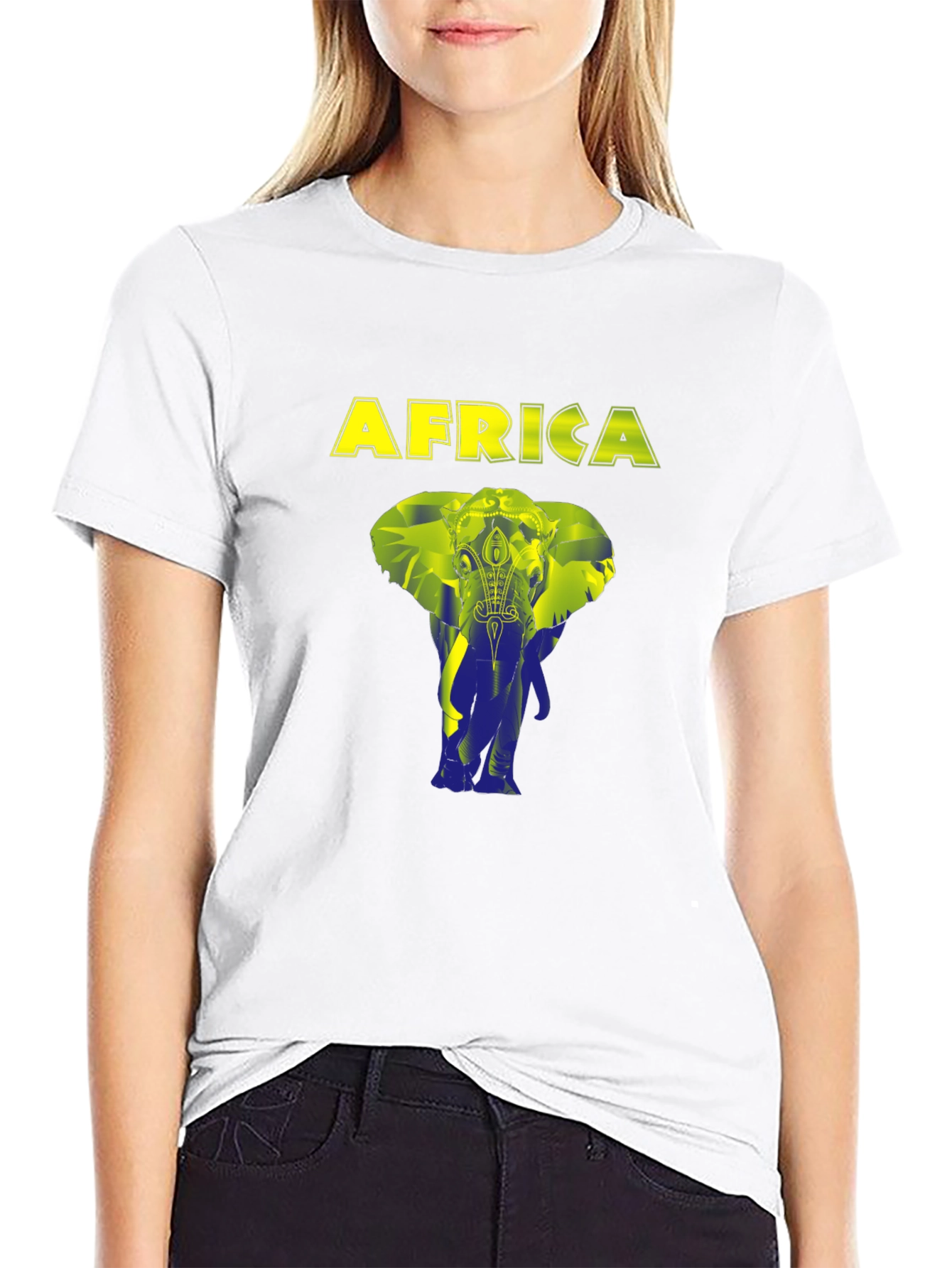 Africa Elephant Graphic T-Shirt