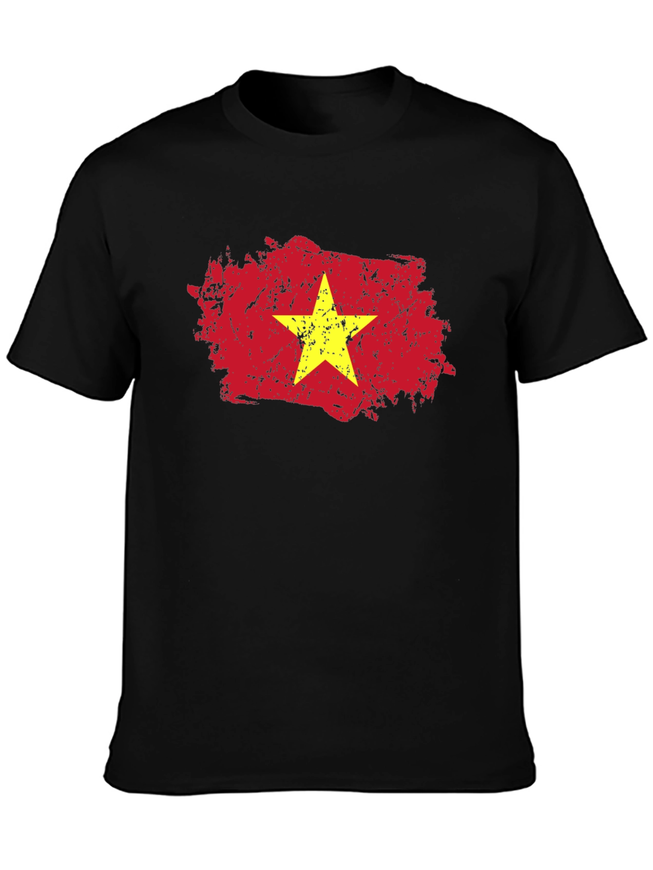 Vietnam Flag Grunge Style Graphic Tee