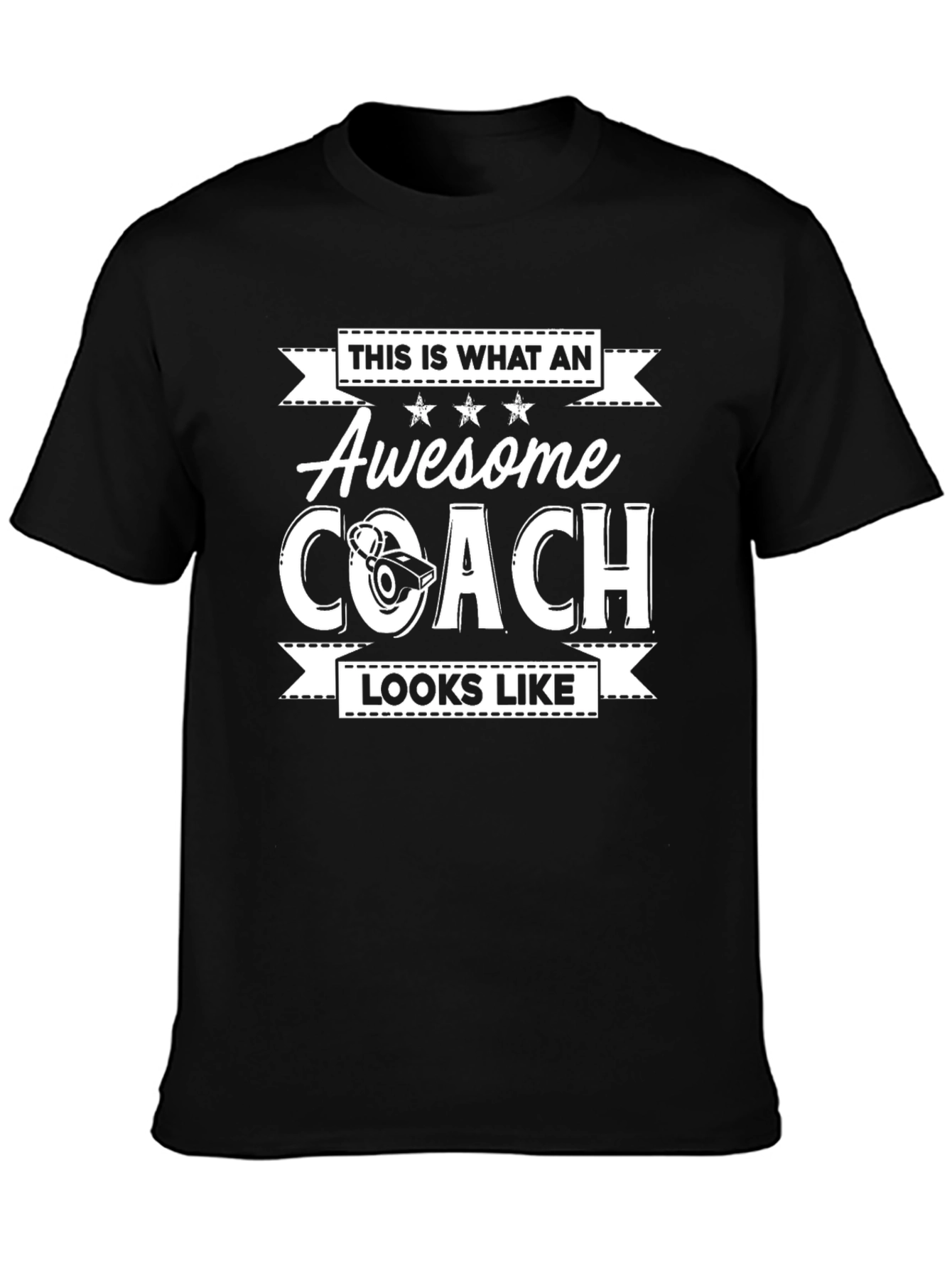 Awesome Coach Graphic T-Shirt