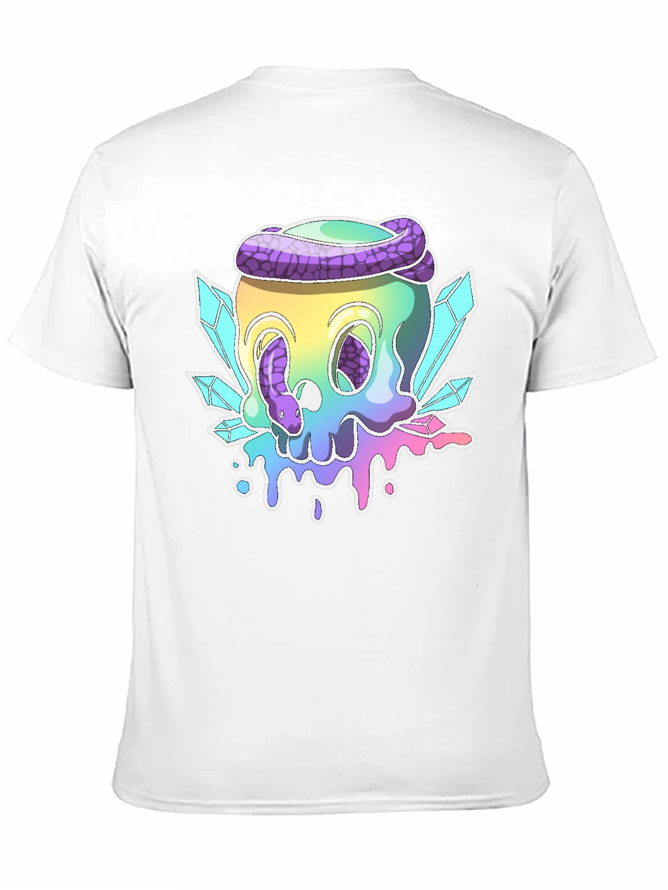 Skull & Snake Graphic T-Shirt
