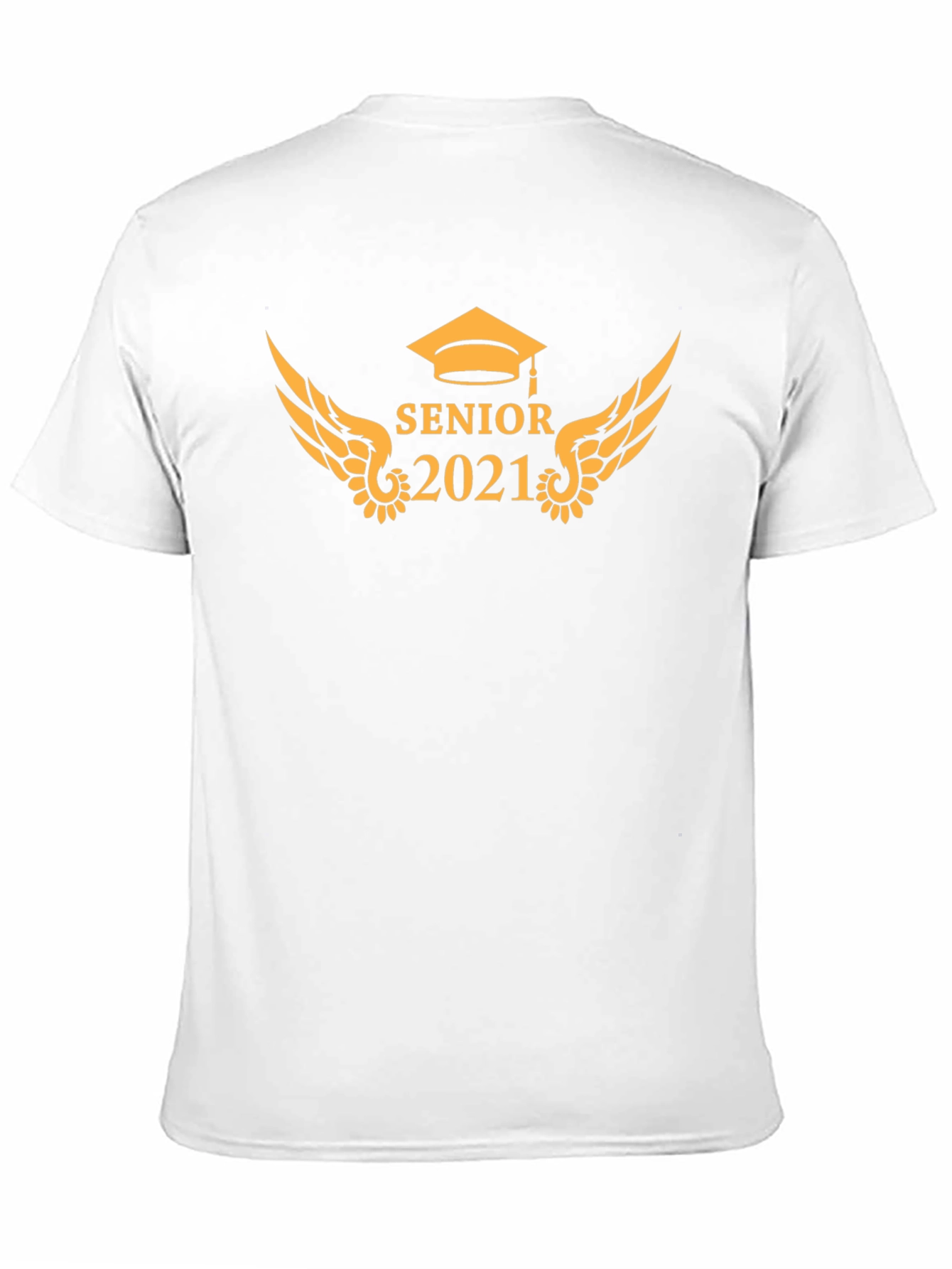 Senior 2021 Black Graphic T-Shirt