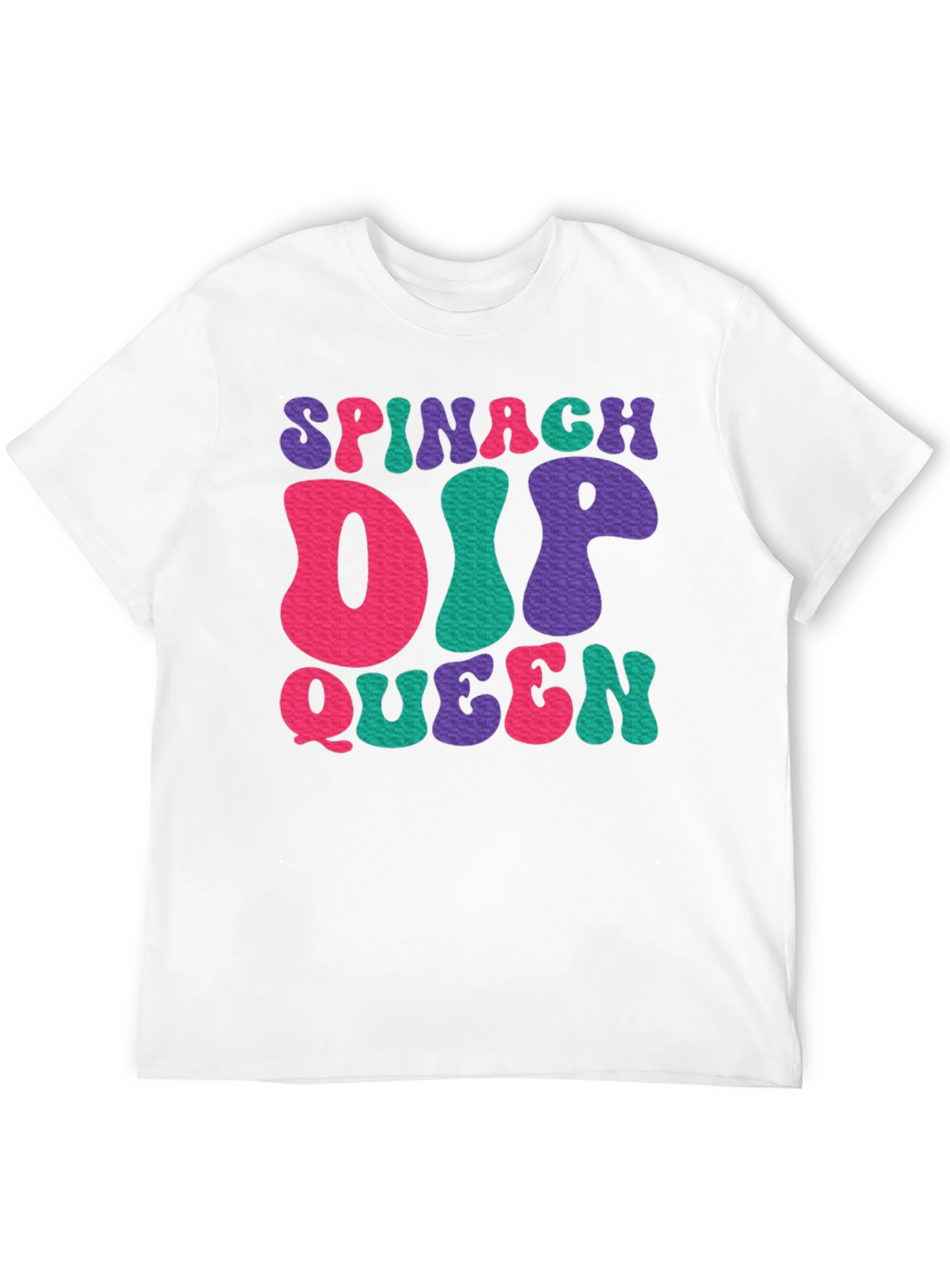 Spinach Dip Queen Graphic T-Shirt - Retro Style