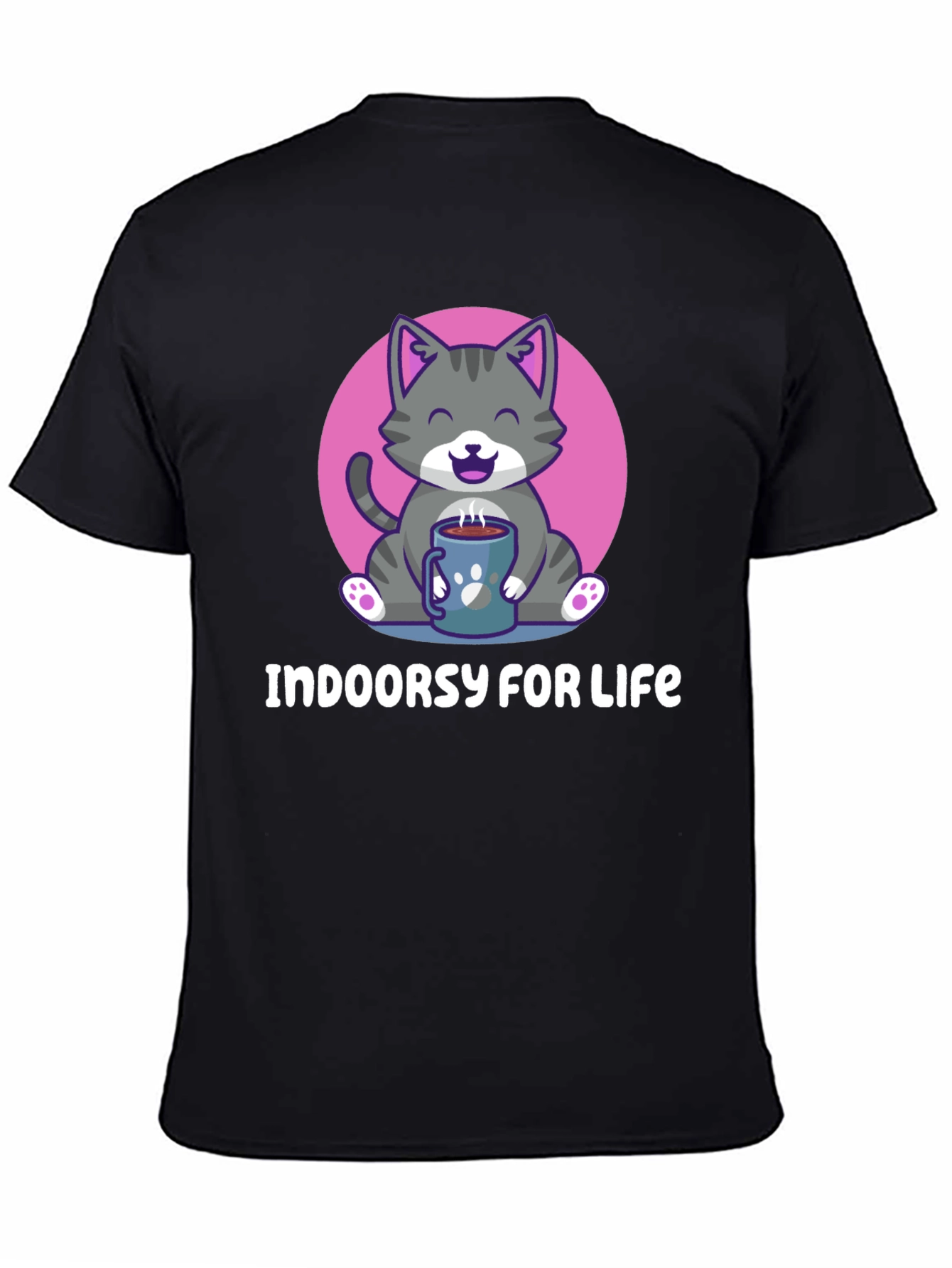Indoor Cat Lover T-Shirt - Cozy & Cute