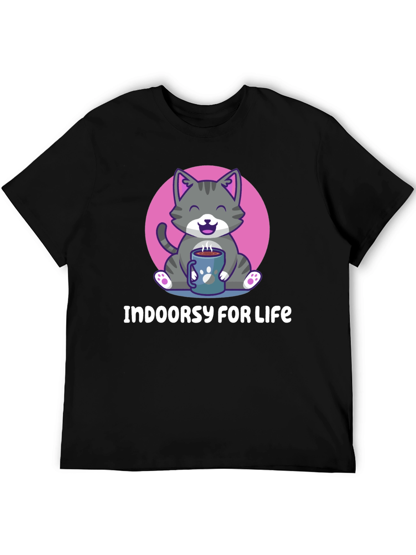 Indoor Cat Lover T-Shirt - Cozy & Cute
