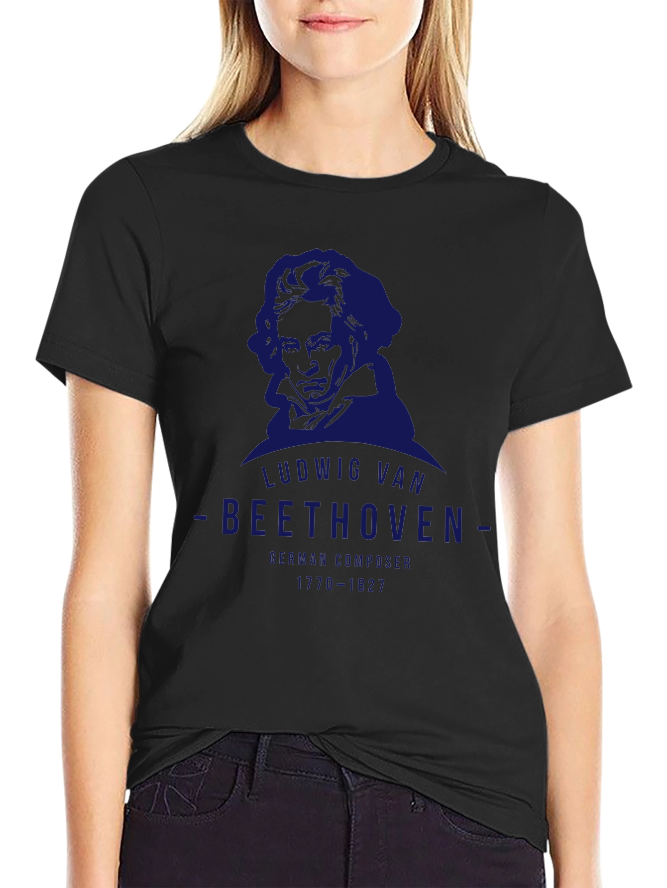 Ludwig Van Beethoven Graphic T-Shirt - German Composer Tee