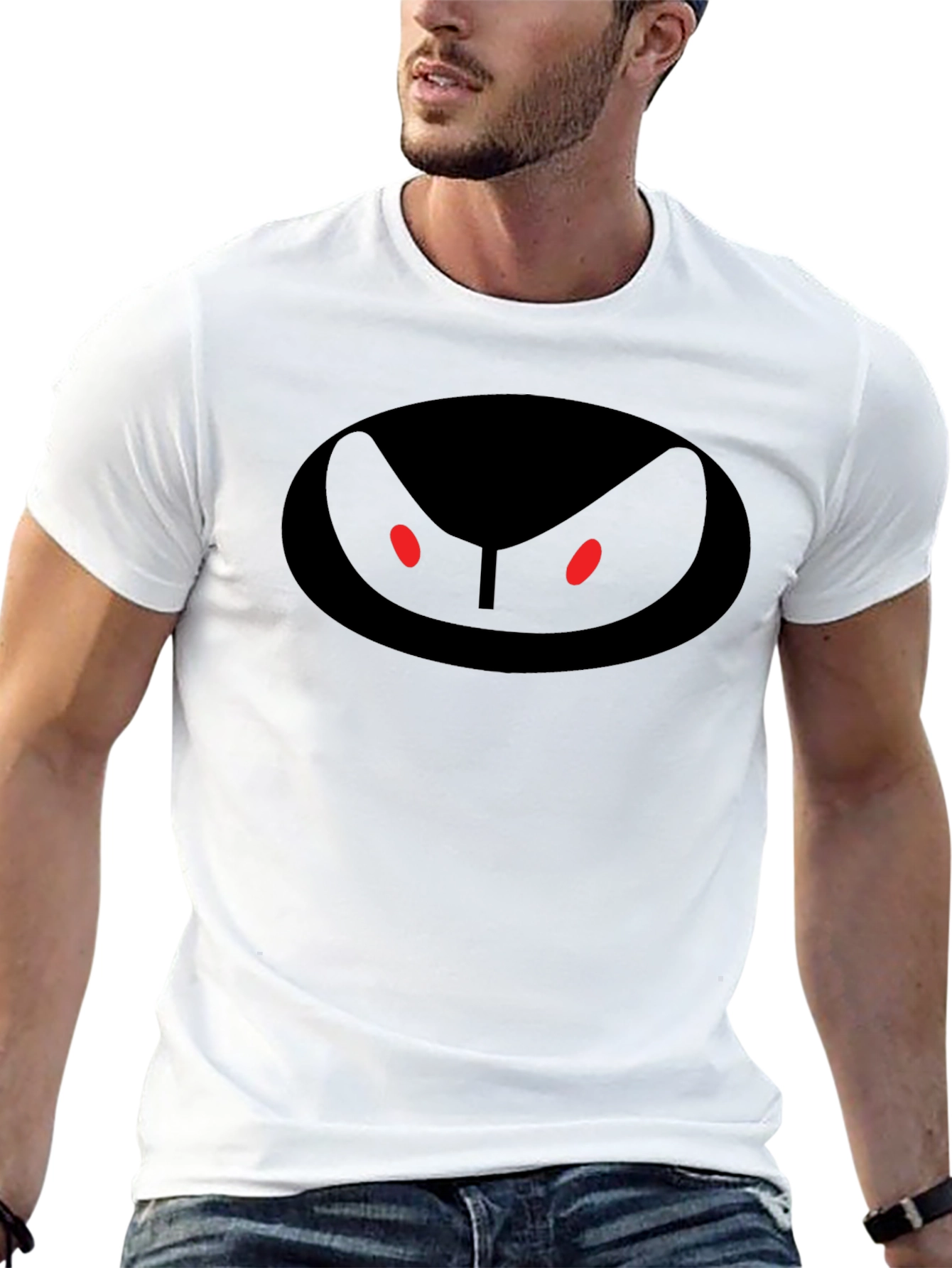 Mysterious Eye Graphic Black T-Shirt