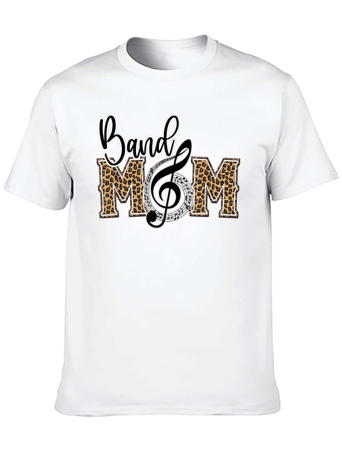 Band Mom Leopard Print T-Shirt